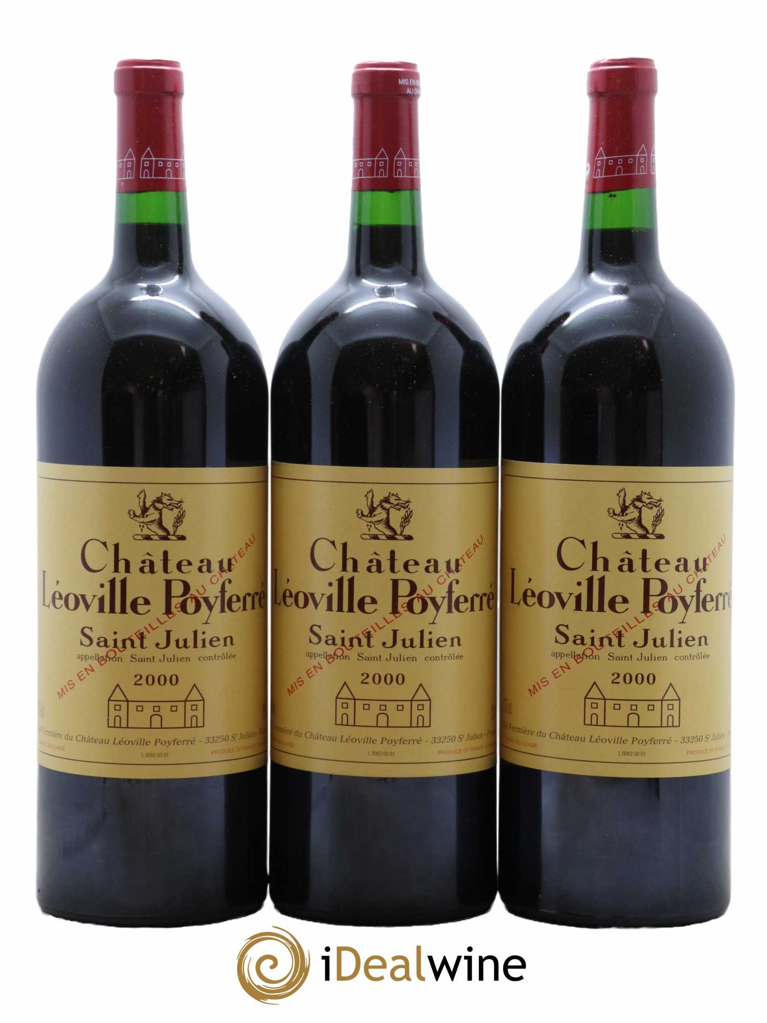 Château Léoville Poyferré 2ème Grand Cru Classé 2000 - Lot de 6 magnums - 2