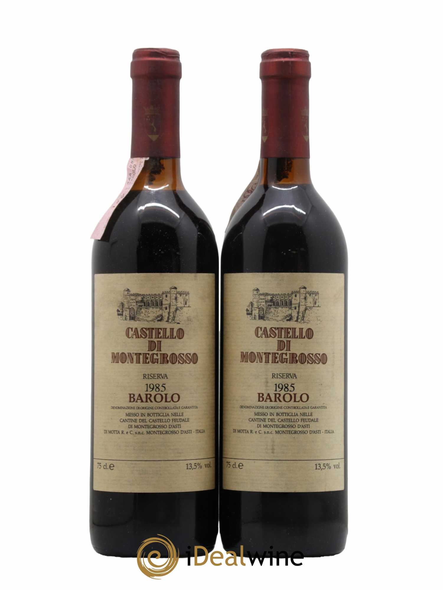 Barolo Riserva Castello di Montegrosso 1985 - Lot de 2 bouteilles - 0