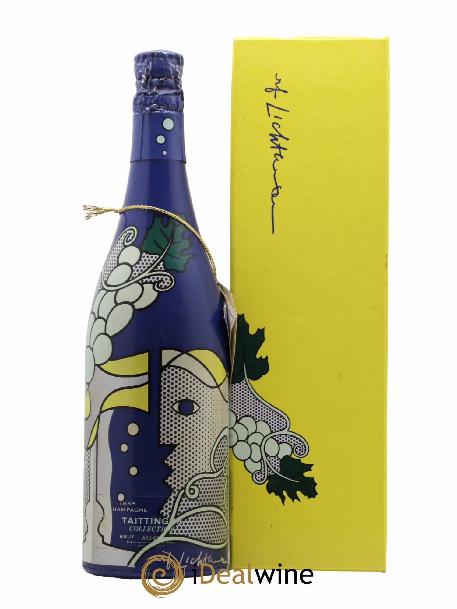 1985 - Collection Lichtenstein Taittinger 1985 - Lot de 1 bouteille - 0