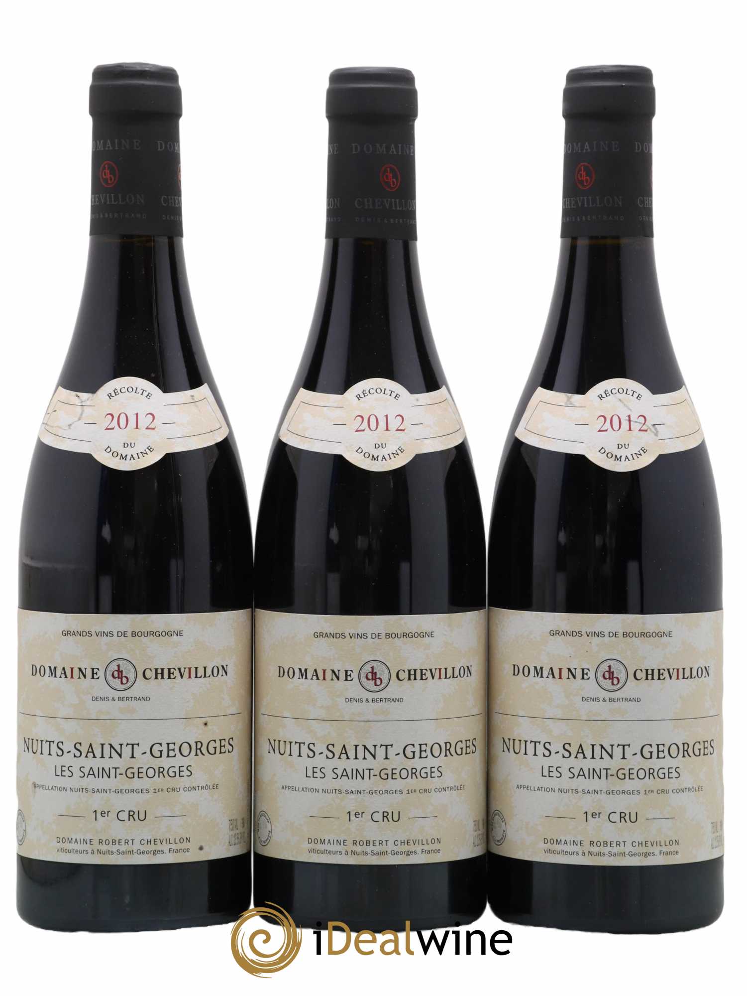 Nuits-Saint-Georges 1er Cru Les Saint Georges Robert Chevillon 2012 - Lot de 3 bouteilles - 0