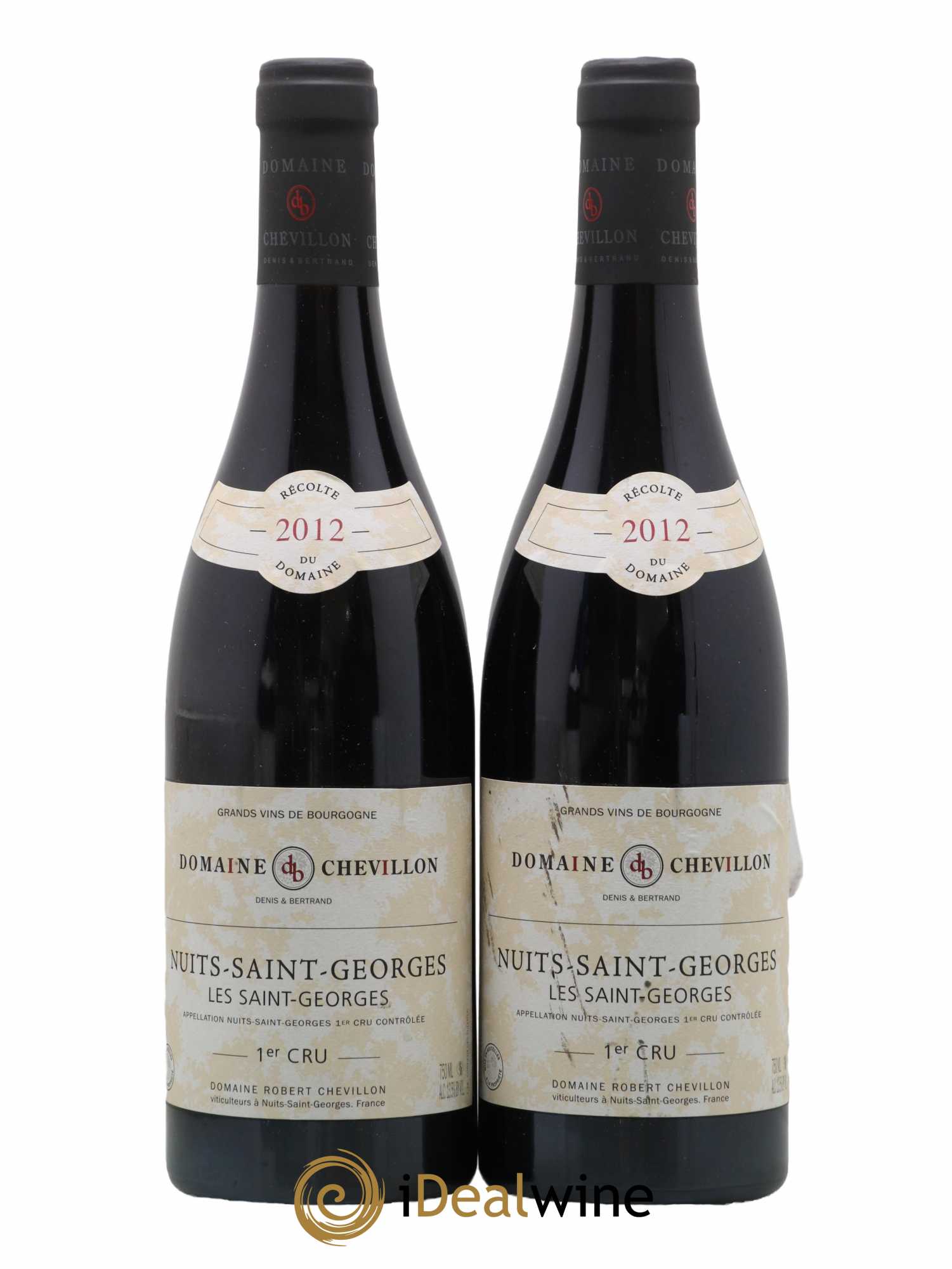 Nuits-Saint-Georges 1er Cru Les Saint Georges Robert Chevillon 2012 - Lot de 2 bouteilles - 0