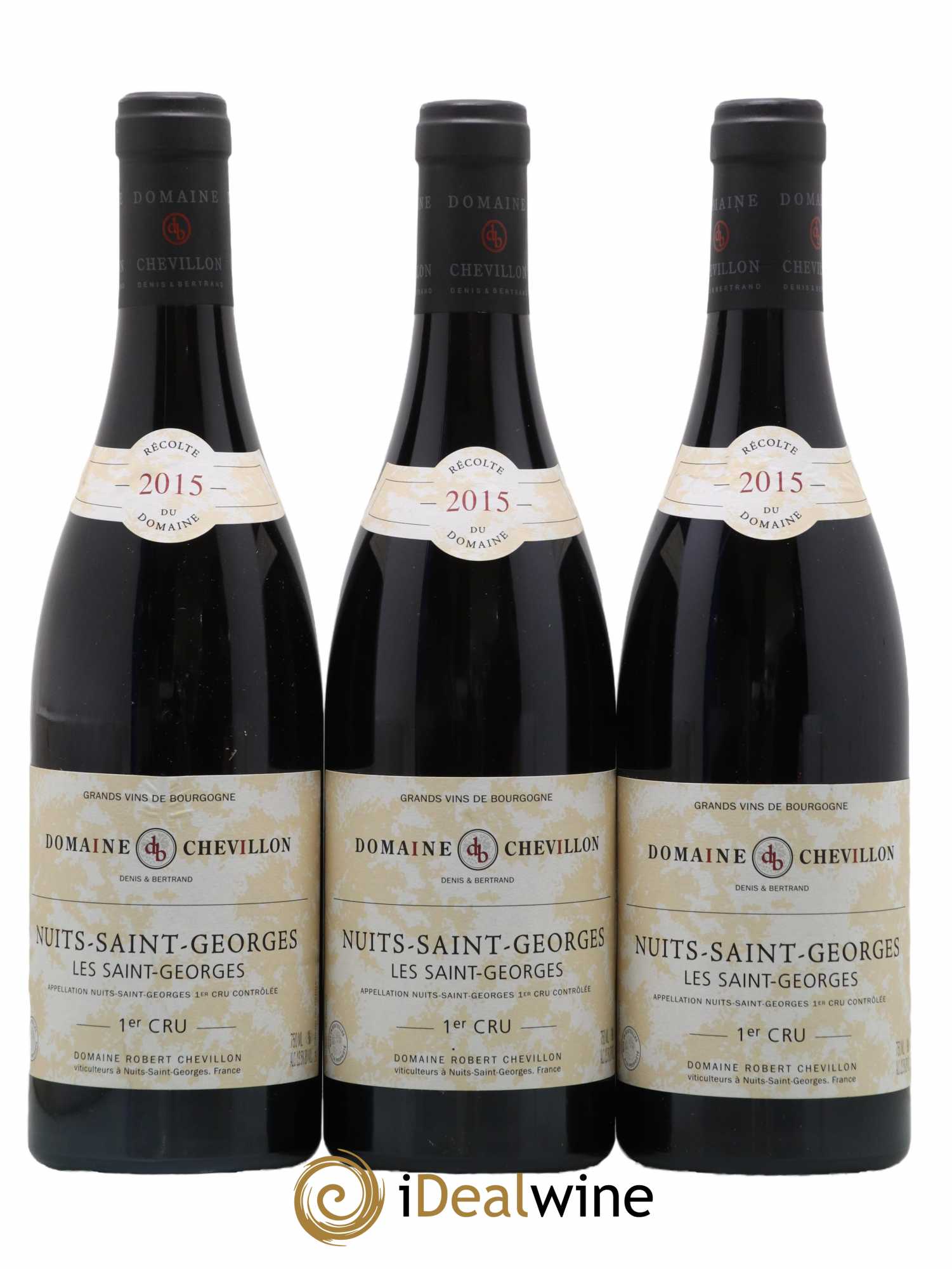 Nuits-Saint-Georges 1er Cru Les Saint Georges Robert Chevillon 2015 - Lot de 3 bouteilles - 0