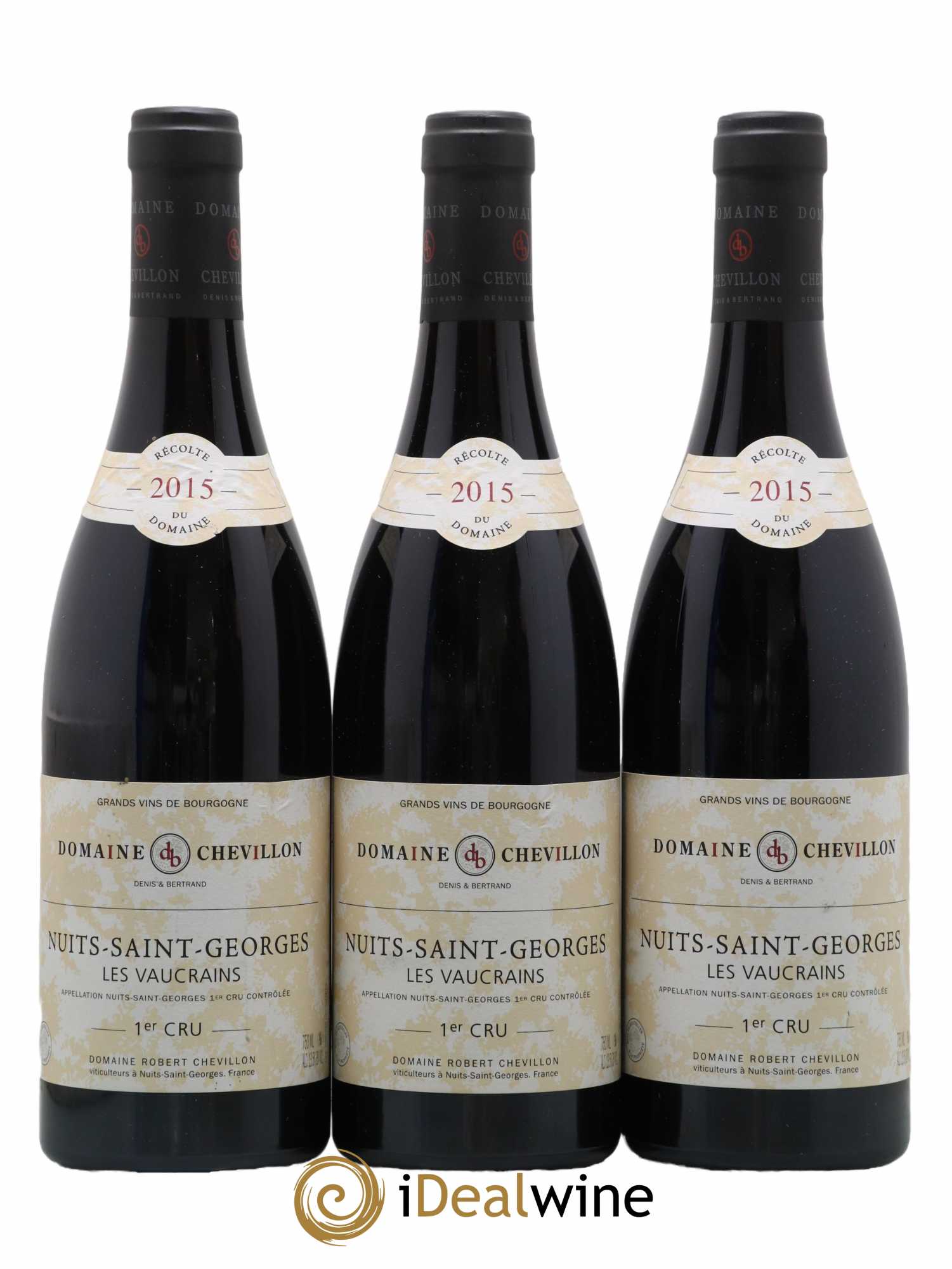 Nuits-Saint-Georges 1er Cru Les Vaucrains Robert Chevillon 2015 - Lot de 3 bouteilles - 0