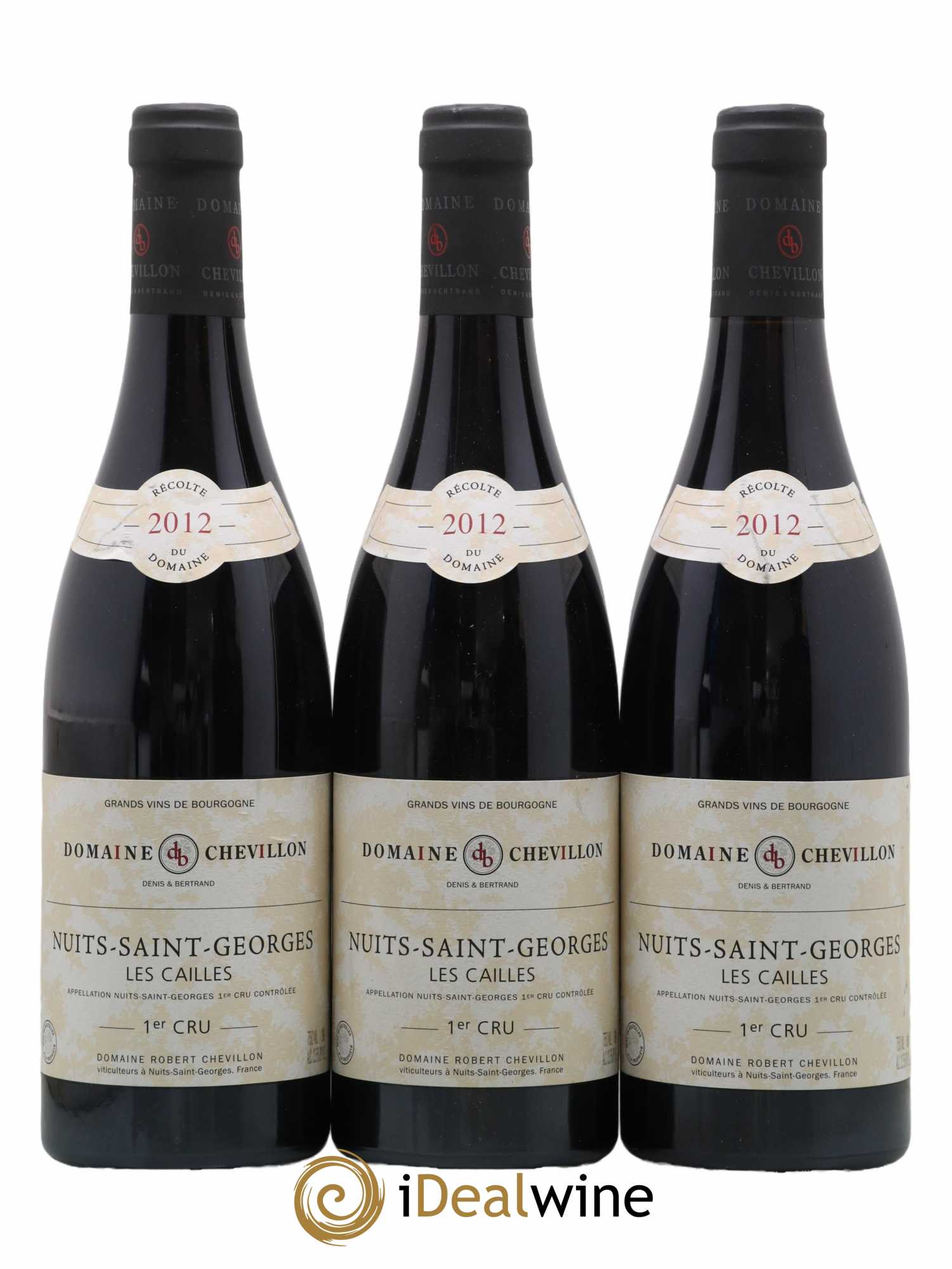 Nuits-Saint-Georges 1er Cru Les Cailles Robert Chevillon 2012 - Lot de 3 bouteilles - 0