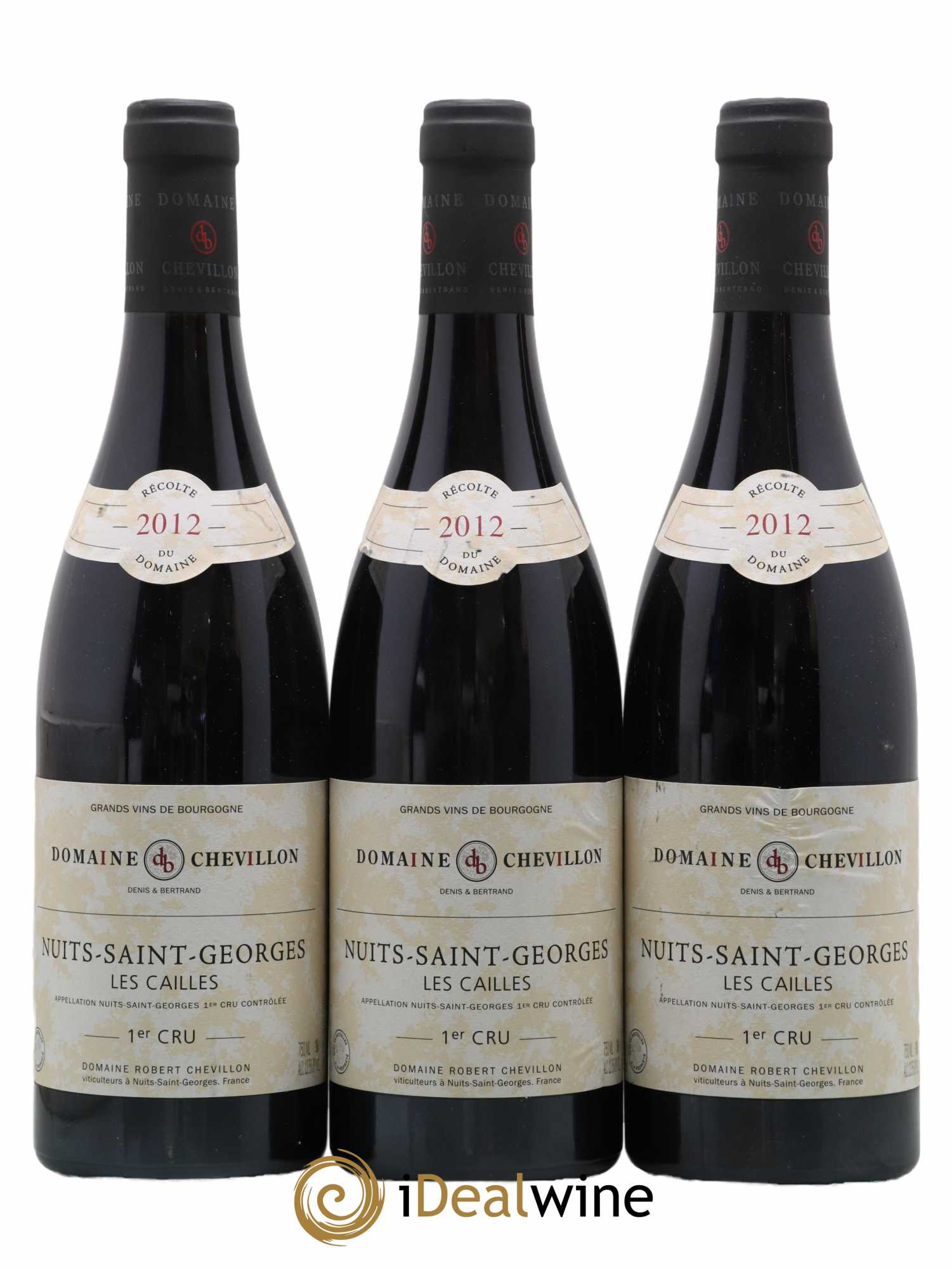 Nuits-Saint-Georges 1er Cru Les Cailles Robert Chevillon 2012 - Lot de 3 bouteilles - 0