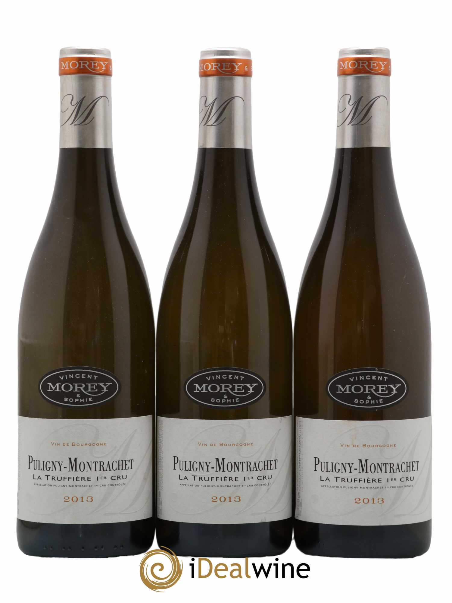 Puligny-Montrachet 1er Cru Les Truffières Vincent & Sophie Morey 2013 - Lot de 3 bouteilles - 0