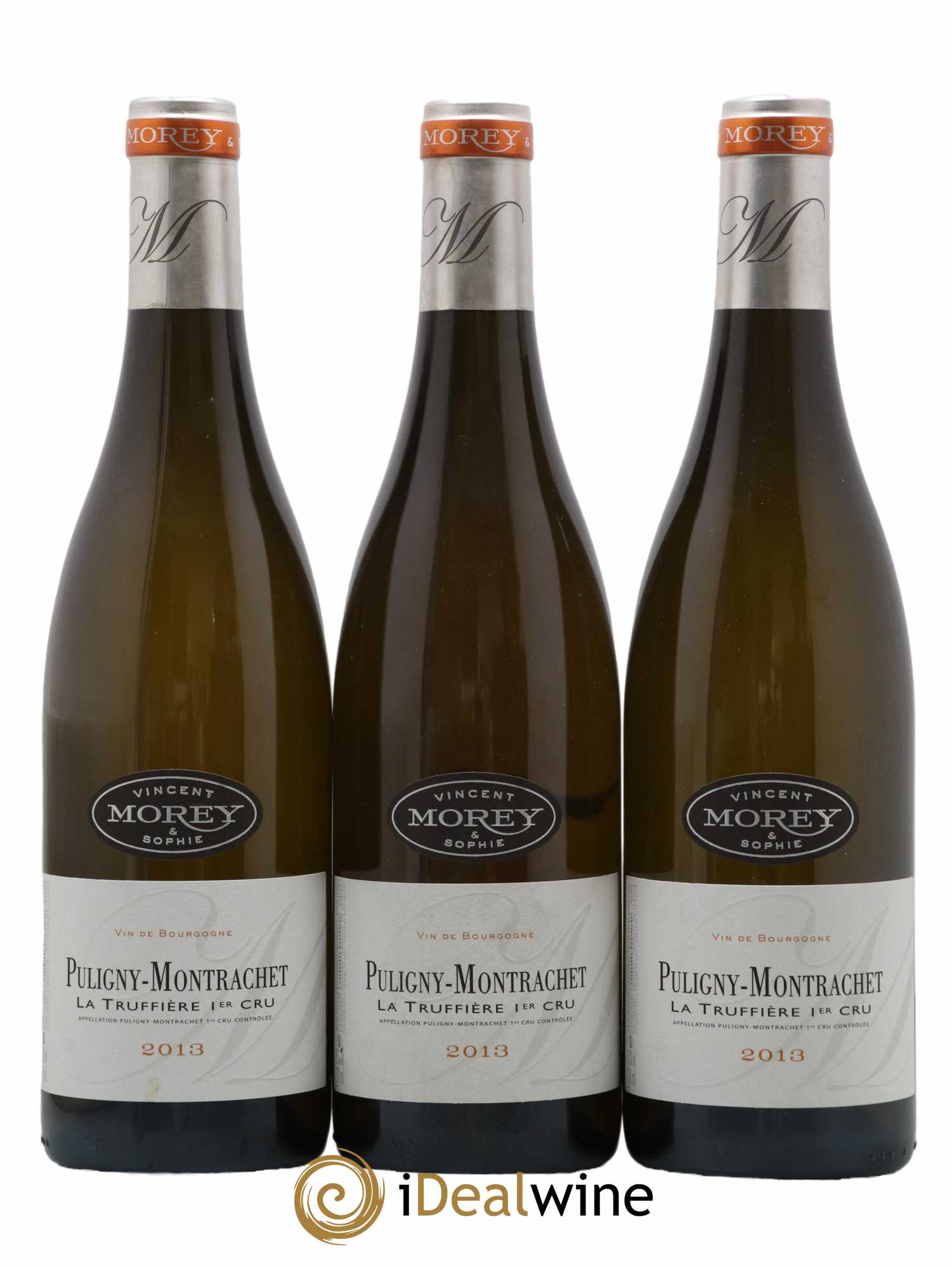 Puligny-Montrachet 1er Cru Les Truffières Vincent & Sophie Morey 2013 - Lot de 3 bouteilles - 0