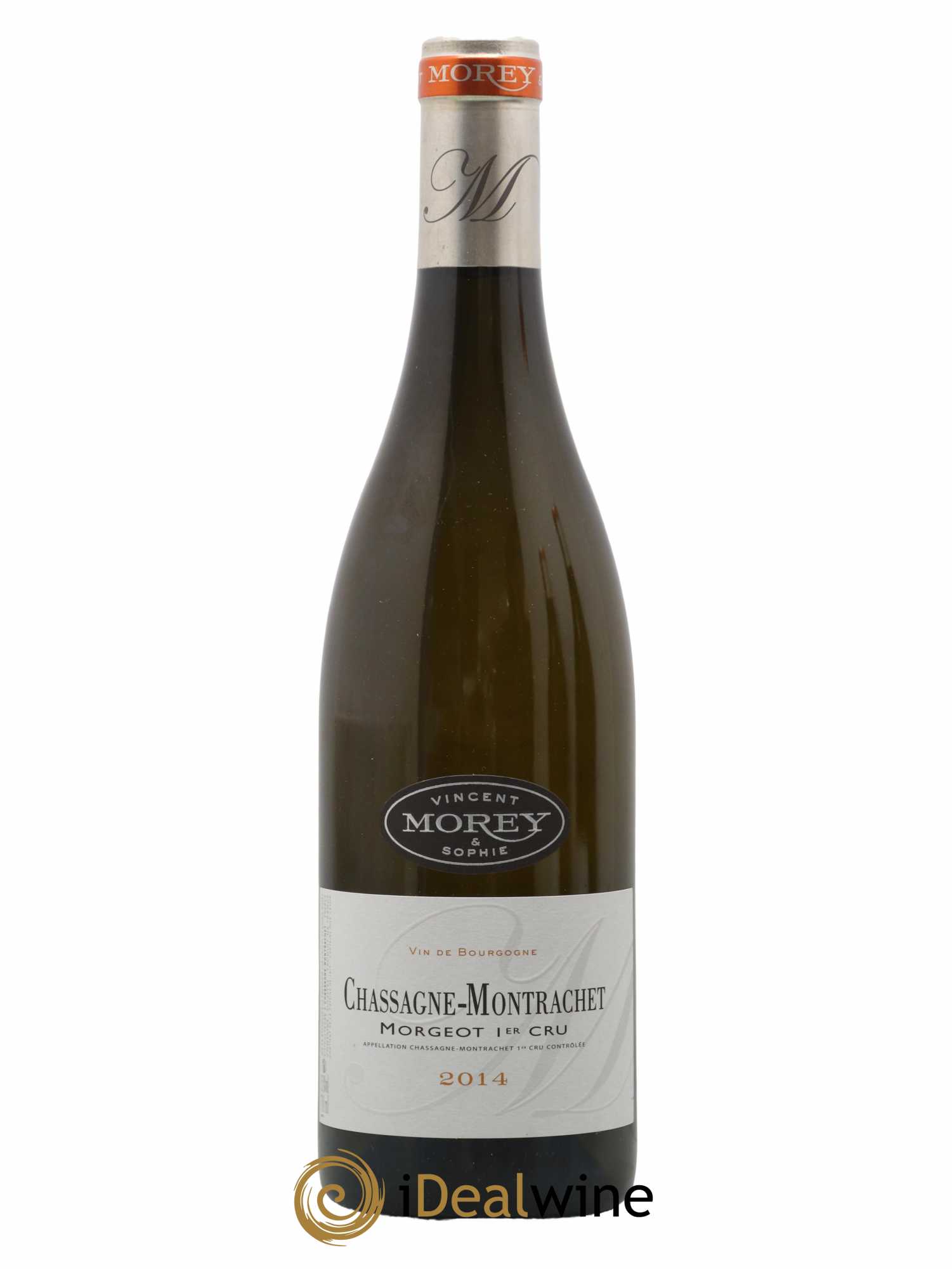 Chassagne-Montrachet 1er Cru Morgeot Vincent & Sophie Morey 2014 - Lot de 1 bouteille - 0