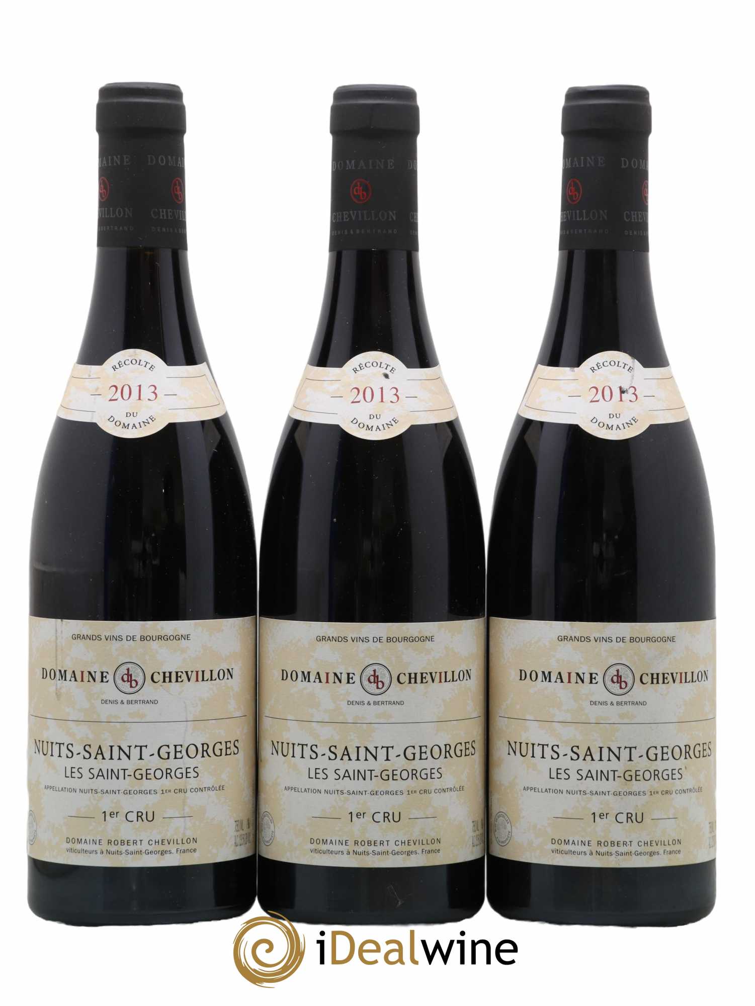 Nuits-Saint-Georges 1er Cru Les Saint Georges Robert Chevillon 2013 - Lot de 3 bouteilles - 0