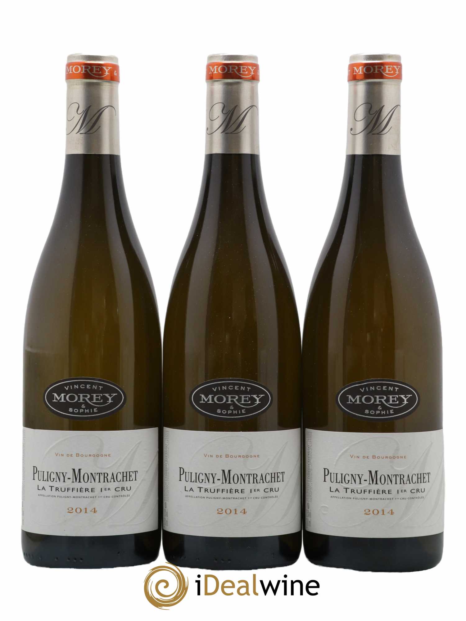Puligny-Montrachet 1er Cru Les Truffières Vincent & Sophie Morey 2014 - Lot de 3 bouteilles - 0