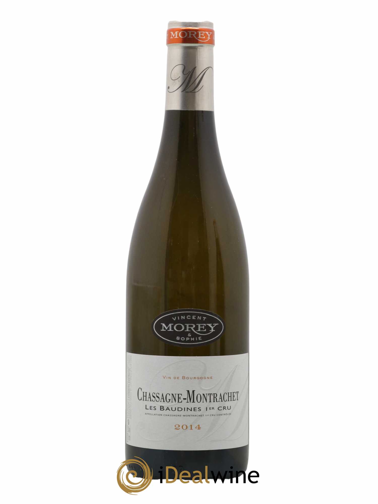 Chassagne-Montrachet 1er Cru Baudines Vincent & Sophie Morey 2014 - Lot de 1 bouteille - 0