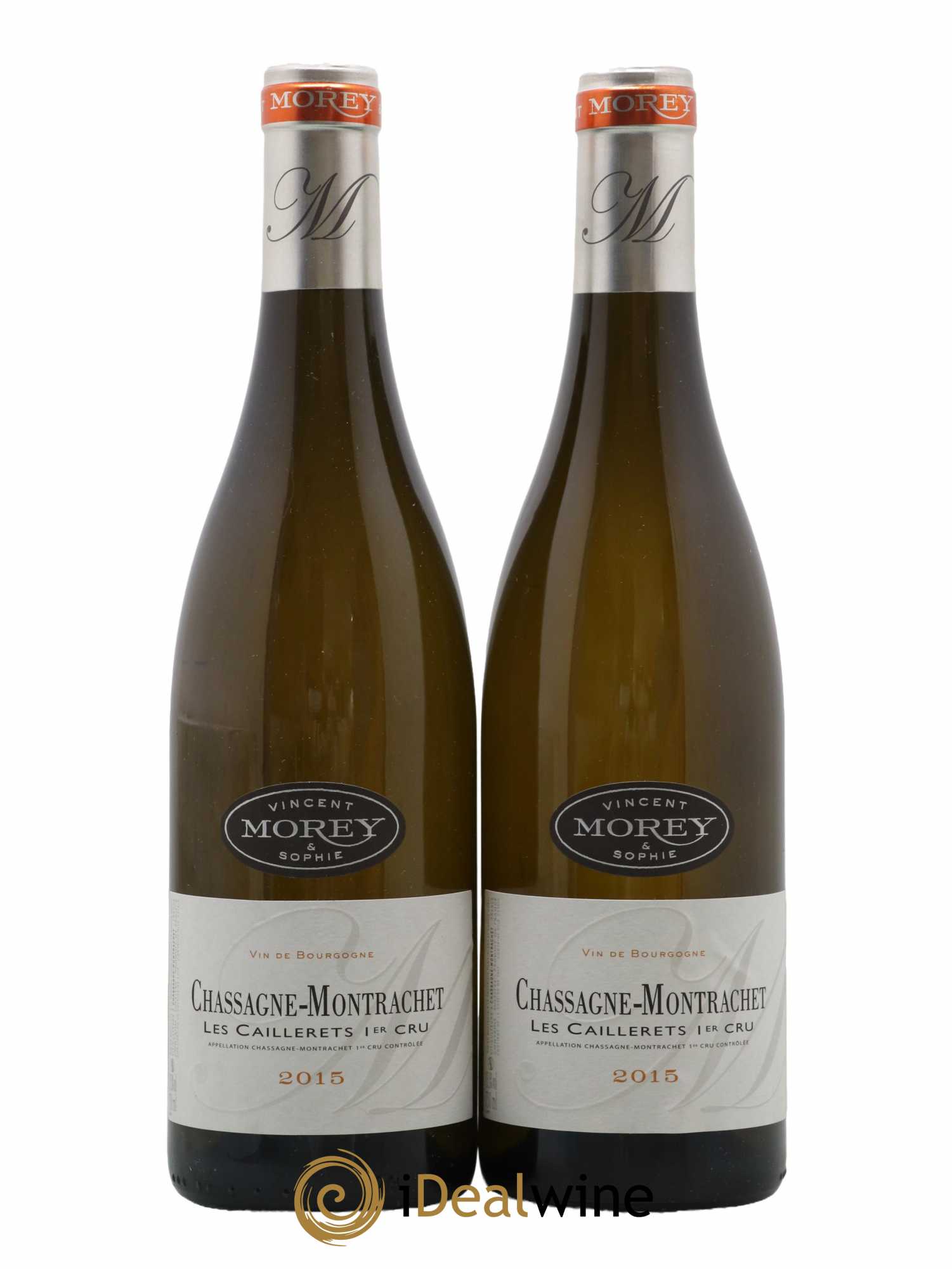 Chassagne-Montrachet 1er Cru Les Caillerets Vincent et Sophie Morey Les Caillerets Vincent & Sophie Morey 2015 - Lot de 2 bouteilles - 0
