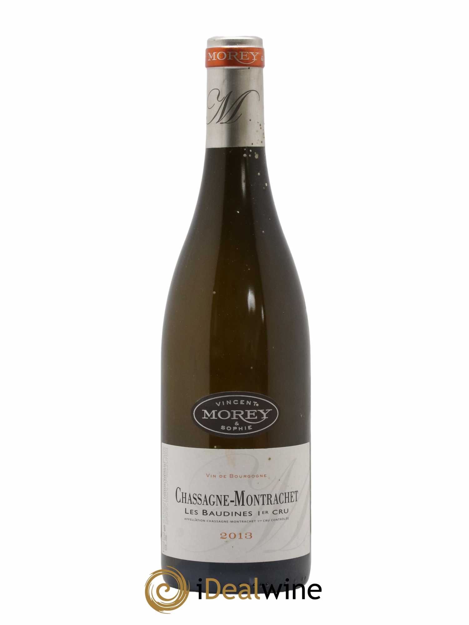 Chassagne-Montrachet 1er Cru Baudines Vincent et Sophie Morey 2013 - Lot de 1 bouteille - 0