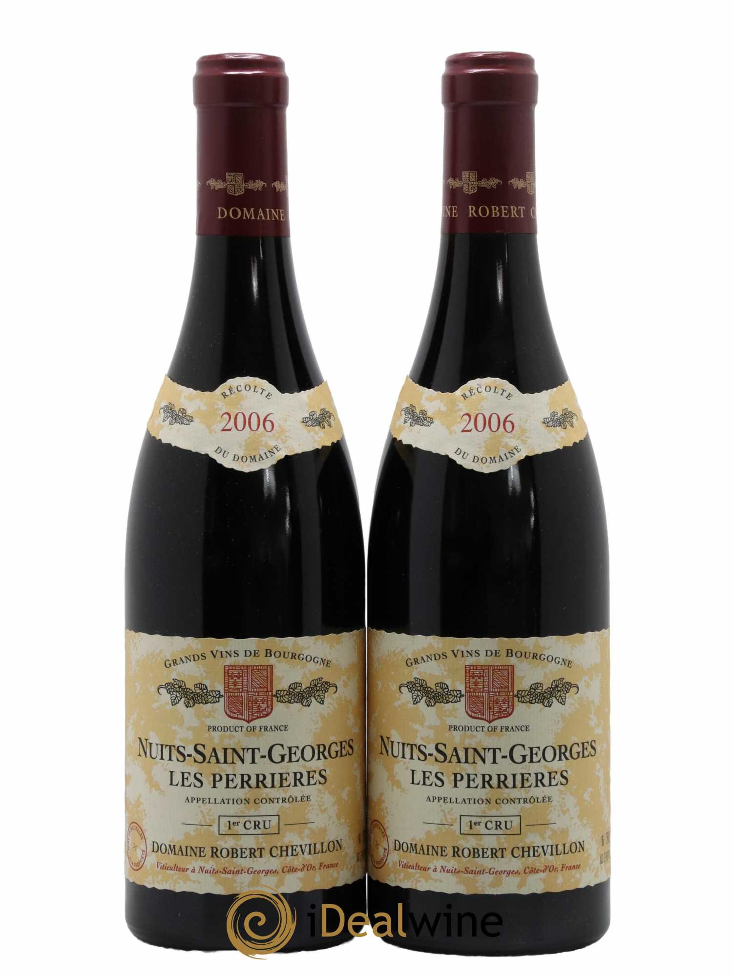 Nuits-Saint-Georges 1er Cru Les Perrières Robert Chevillon 2006 - Lot de 2 bouteilles - 0