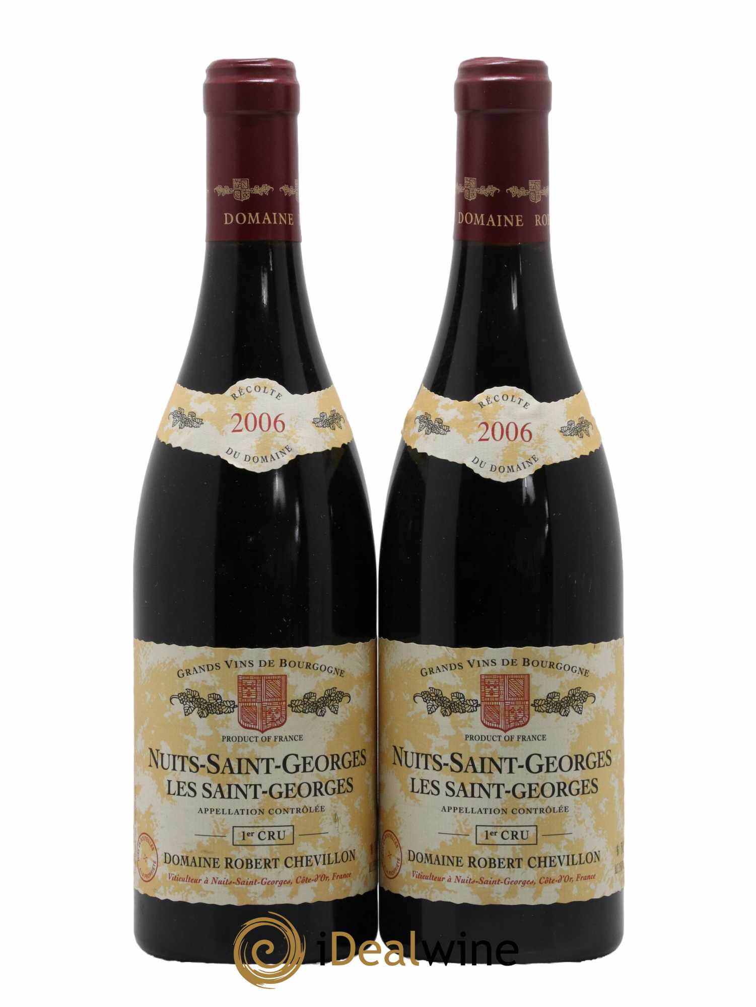 Nuits-Saint-Georges 1er Cru Les Saint Georges Robert Chevillon 2006 - Lot de 2 bouteilles - 0