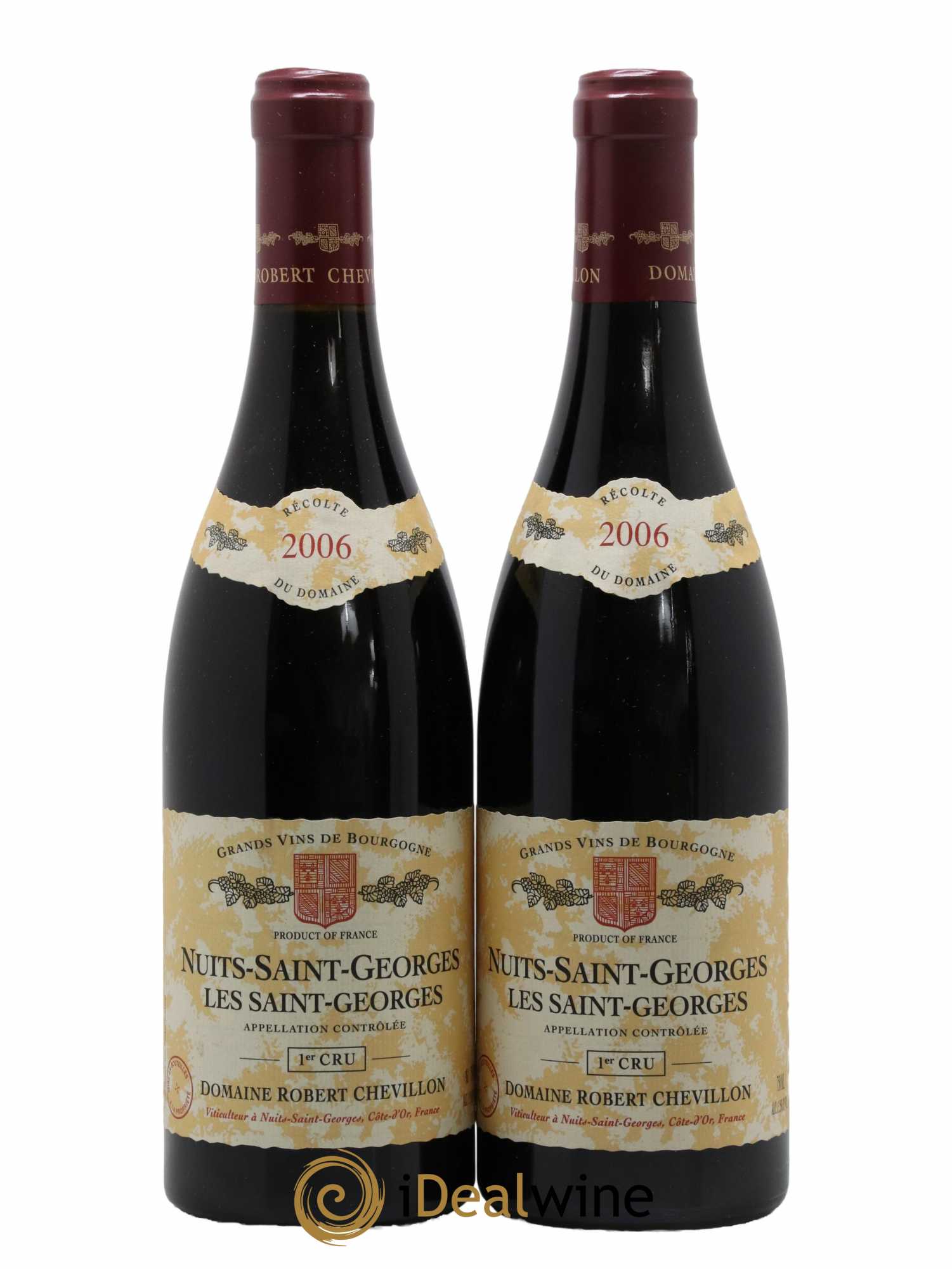 Nuits-Saint-Georges 1er Cru Les Saint Georges Robert Chevillon 2006 - Lot de 2 bouteilles - 0
