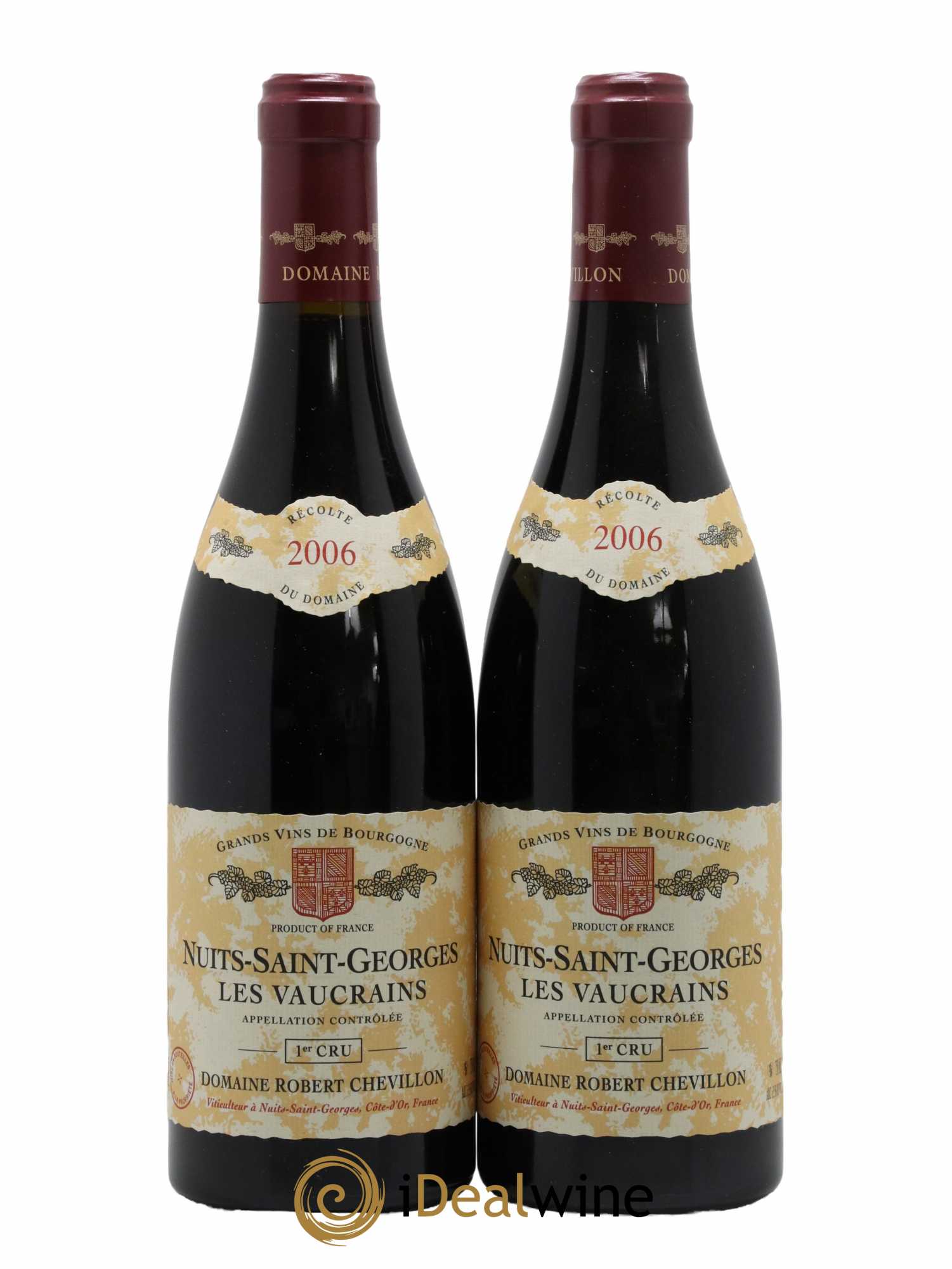 Nuits-Saint-Georges 1er Cru Les Vaucrains Robert Chevillon 2006 - Lot de 2 bouteilles - 0