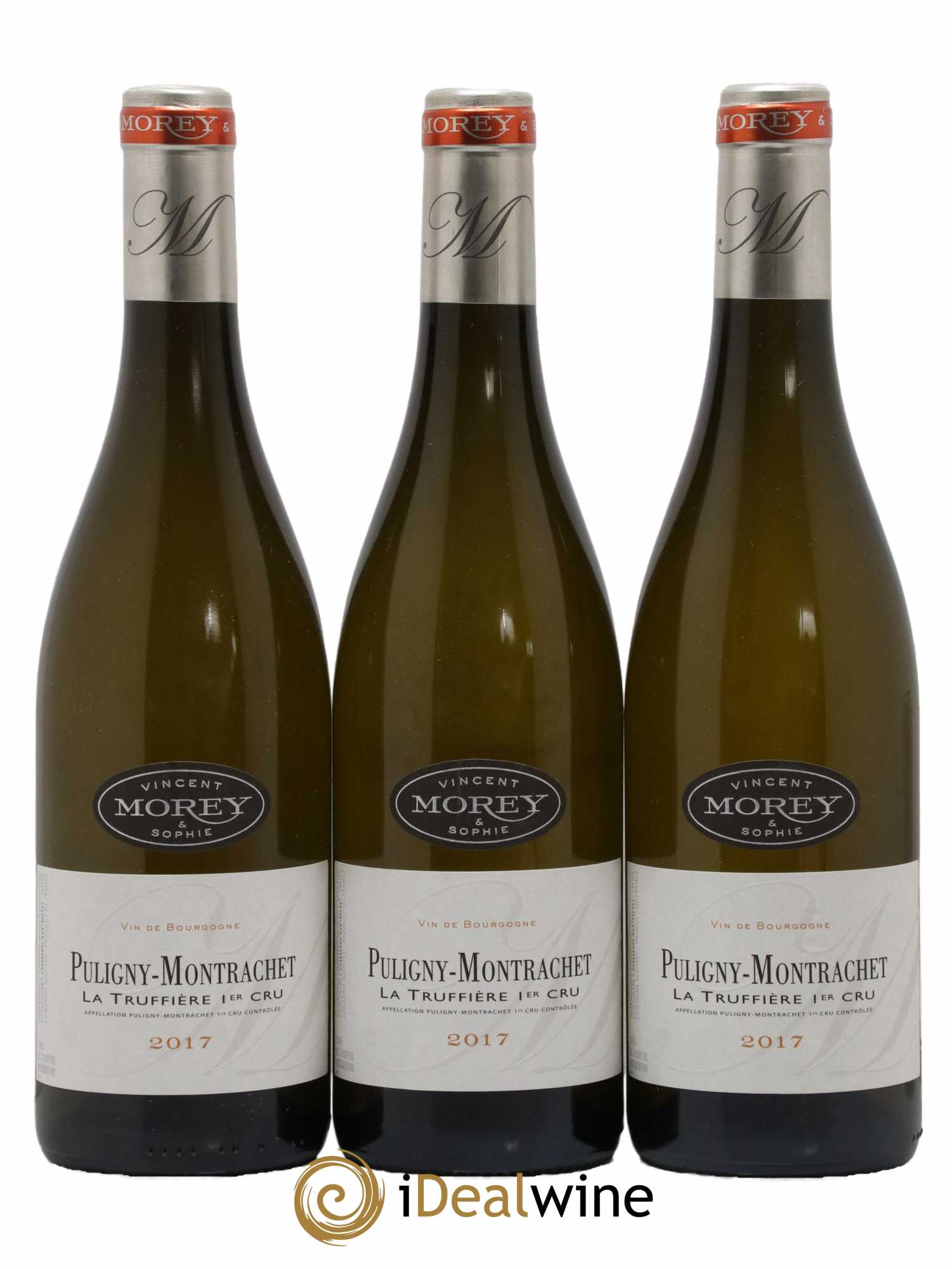 Puligny-Montrachet 1er Cru Sophie et Vincent Morey 2017 - Lot de 3 bouteilles - 0