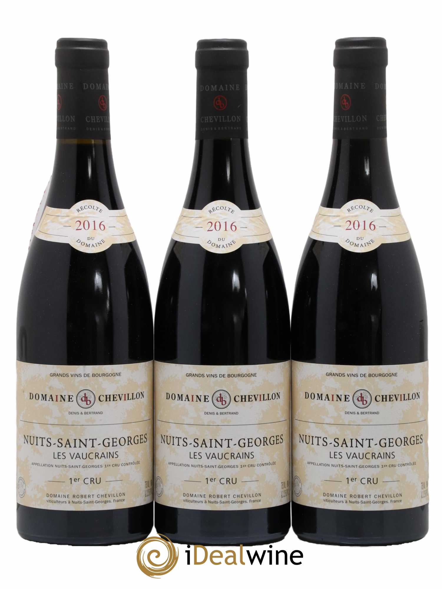Nuits-Saint-Georges 1er Cru Les Vaucrains Robert Chevillon 2016 - Lot de 3 bouteilles - 0