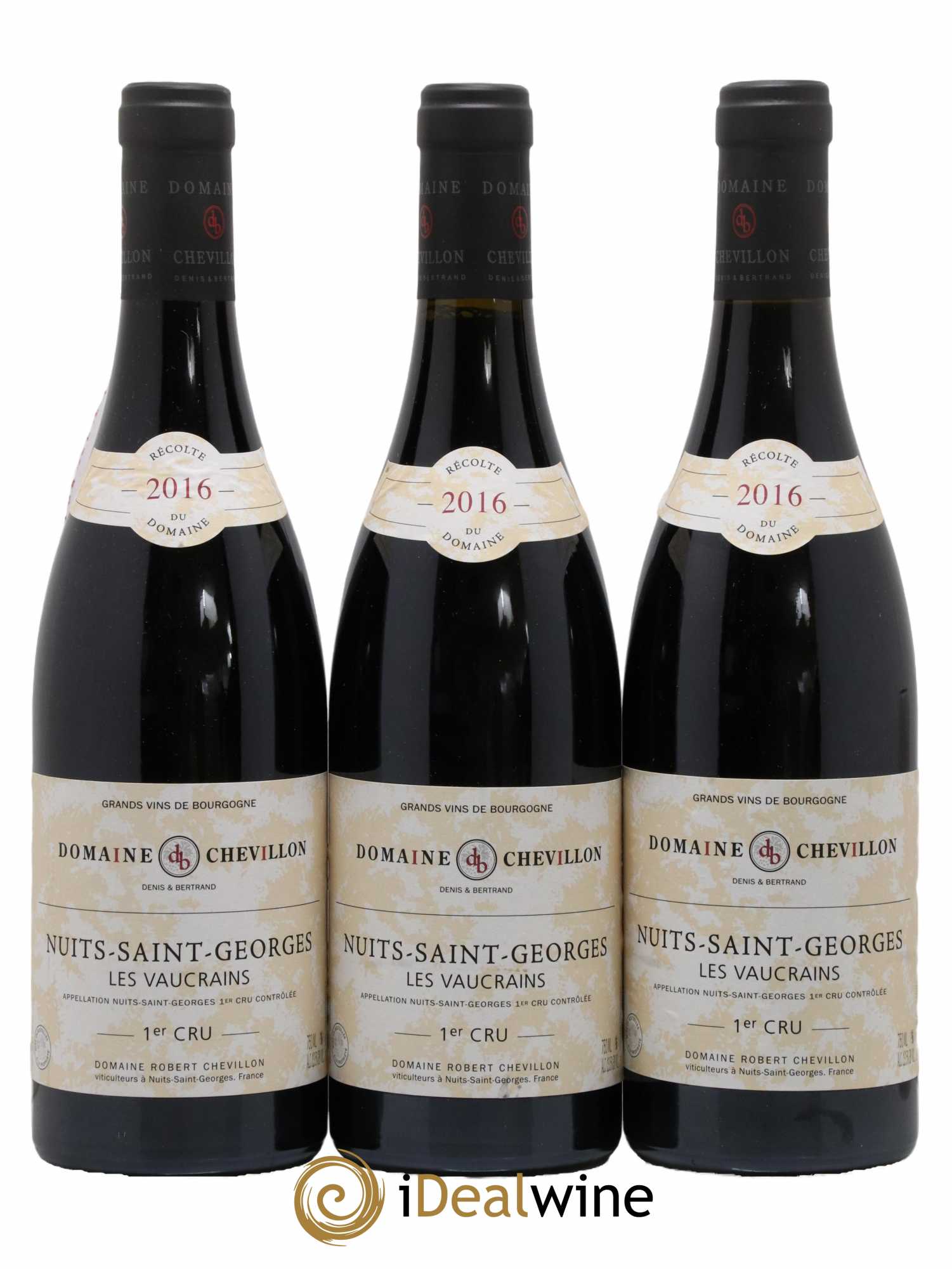 Nuits-Saint-Georges 1er Cru Les Vaucrains Robert Chevillon 2016 - Lot de 3 bouteilles - 0