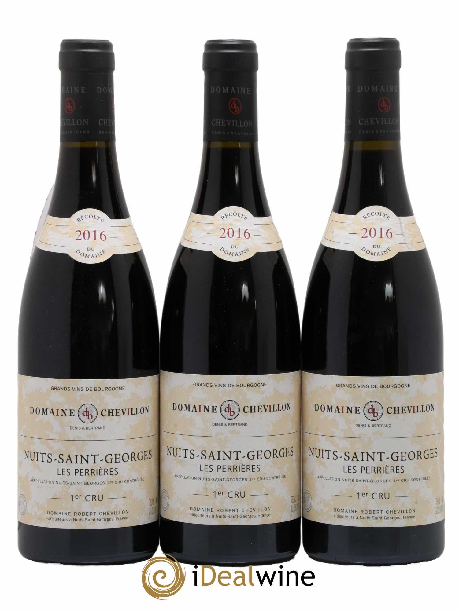 Nuits-Saint-Georges 1er Cru Les Perrières Robert Chevillon 2016 - Lot de 3 bouteilles - 0