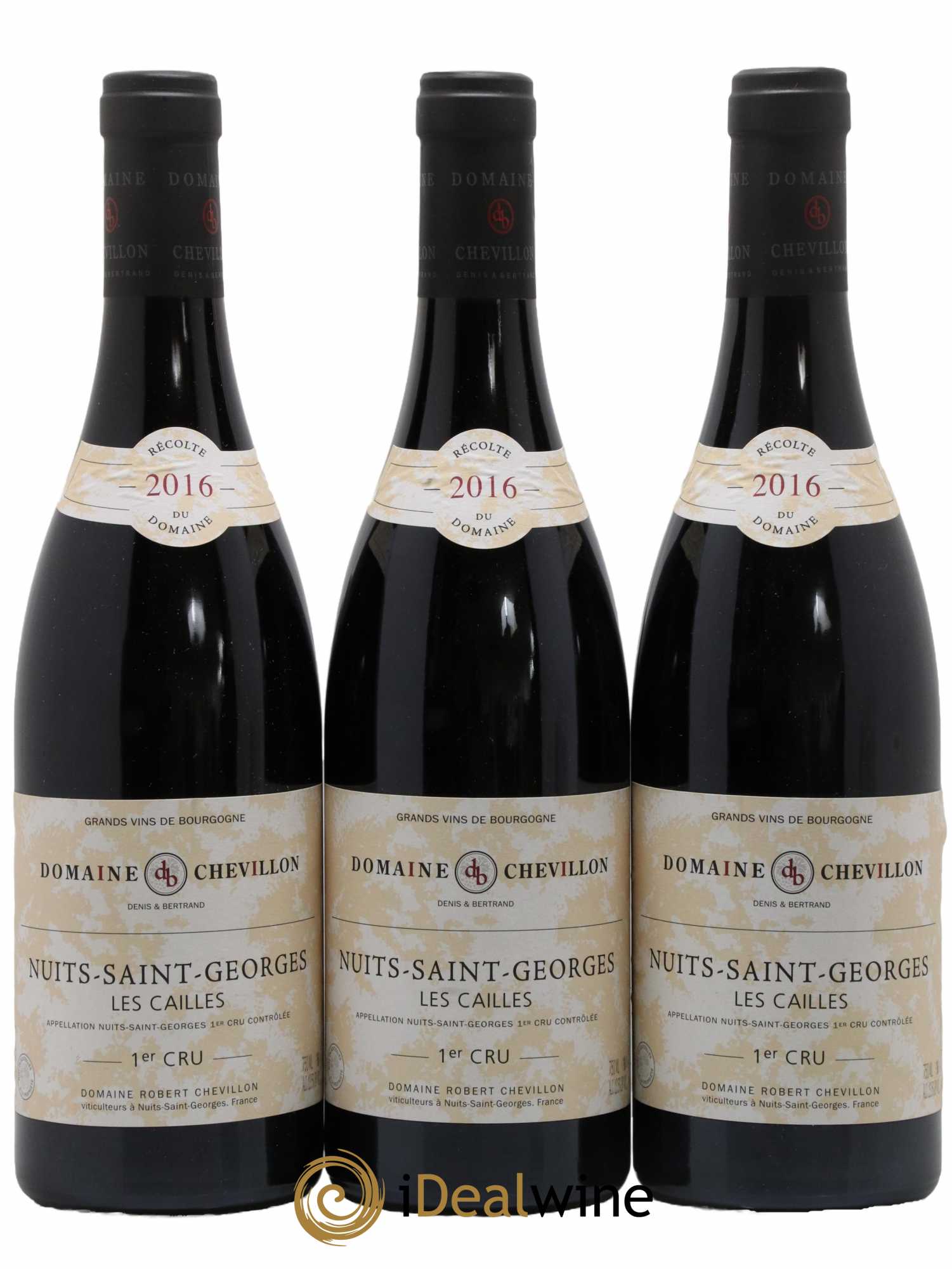 Nuits-Saint-Georges 1er Cru Les Cailles Robert Chevillon 2016 - Lot de 3 bouteilles - 0