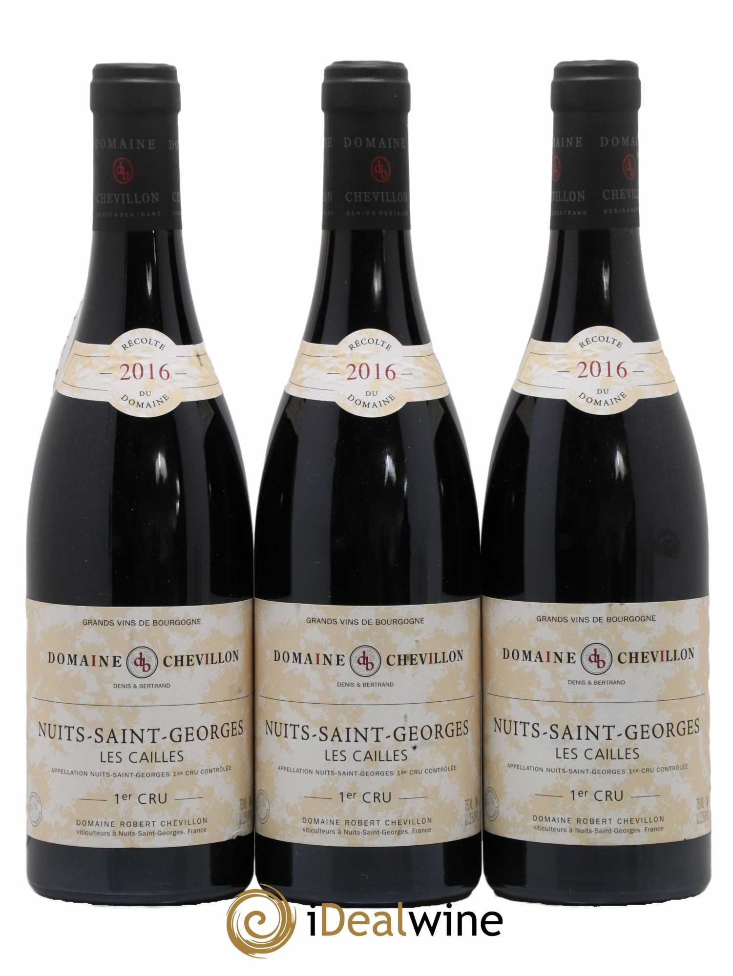 Nuits-Saint-Georges 1er Cru Les Cailles Robert Chevillon 2016 - Lot de 3 bouteilles - 0