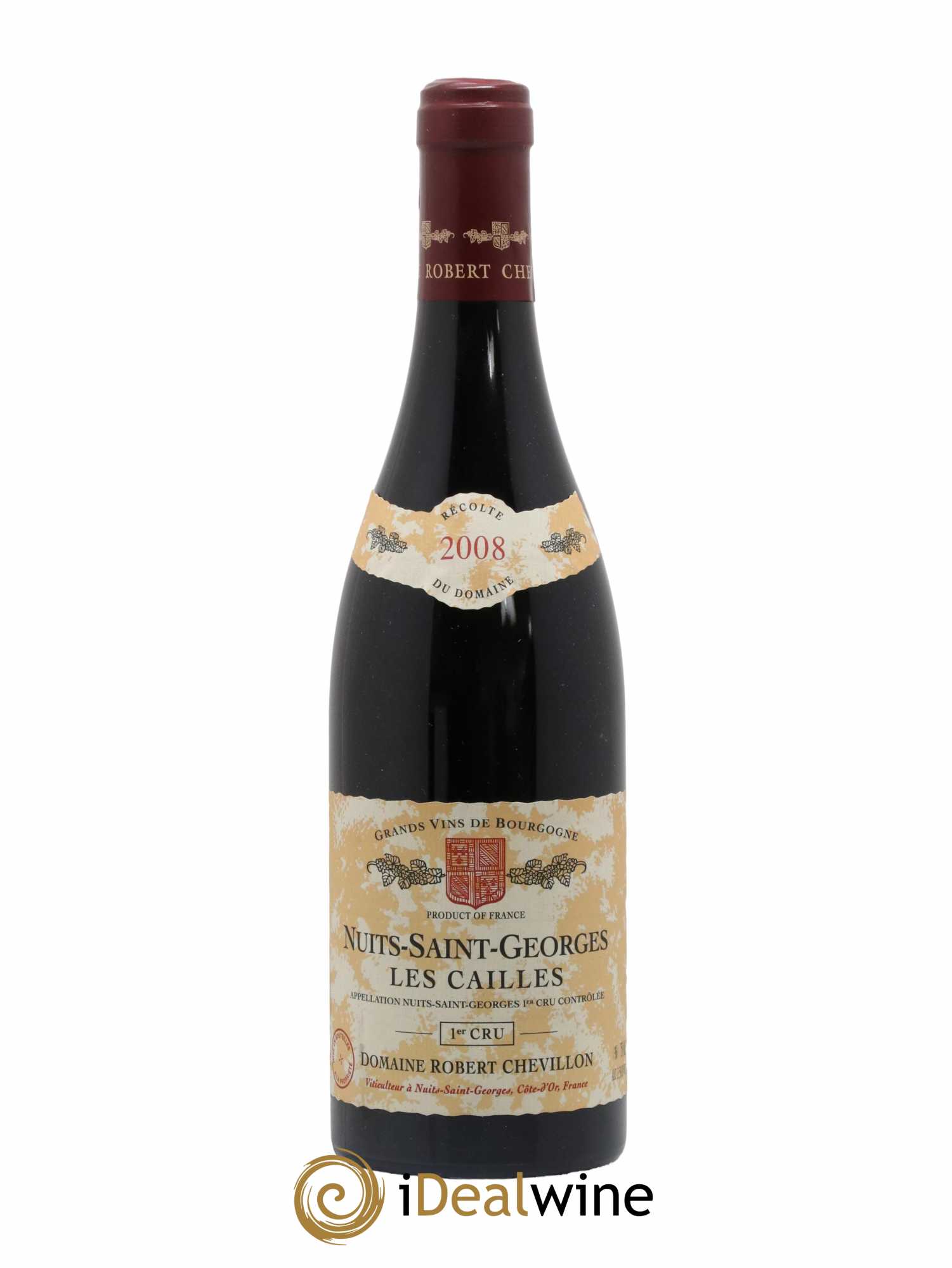 Nuits-Saint-Georges 1er Cru Les Cailles Robert Chevillon 2008 - Lot de 1 bouteille - 0