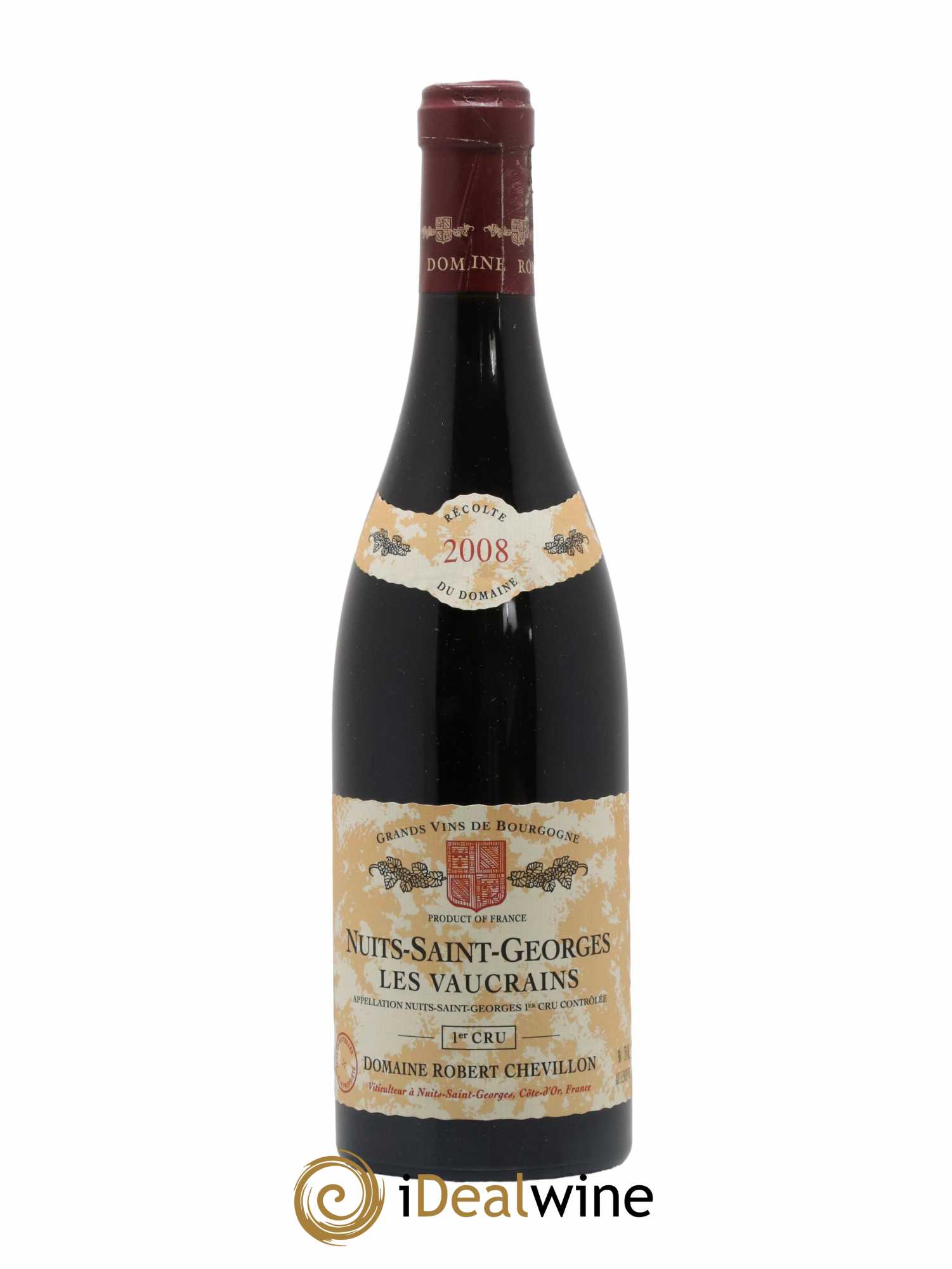 Nuits-Saint-Georges 1er Cru Les Vaucrains Robert Chevillon 2008 - Lot de 1 bouteille - 0