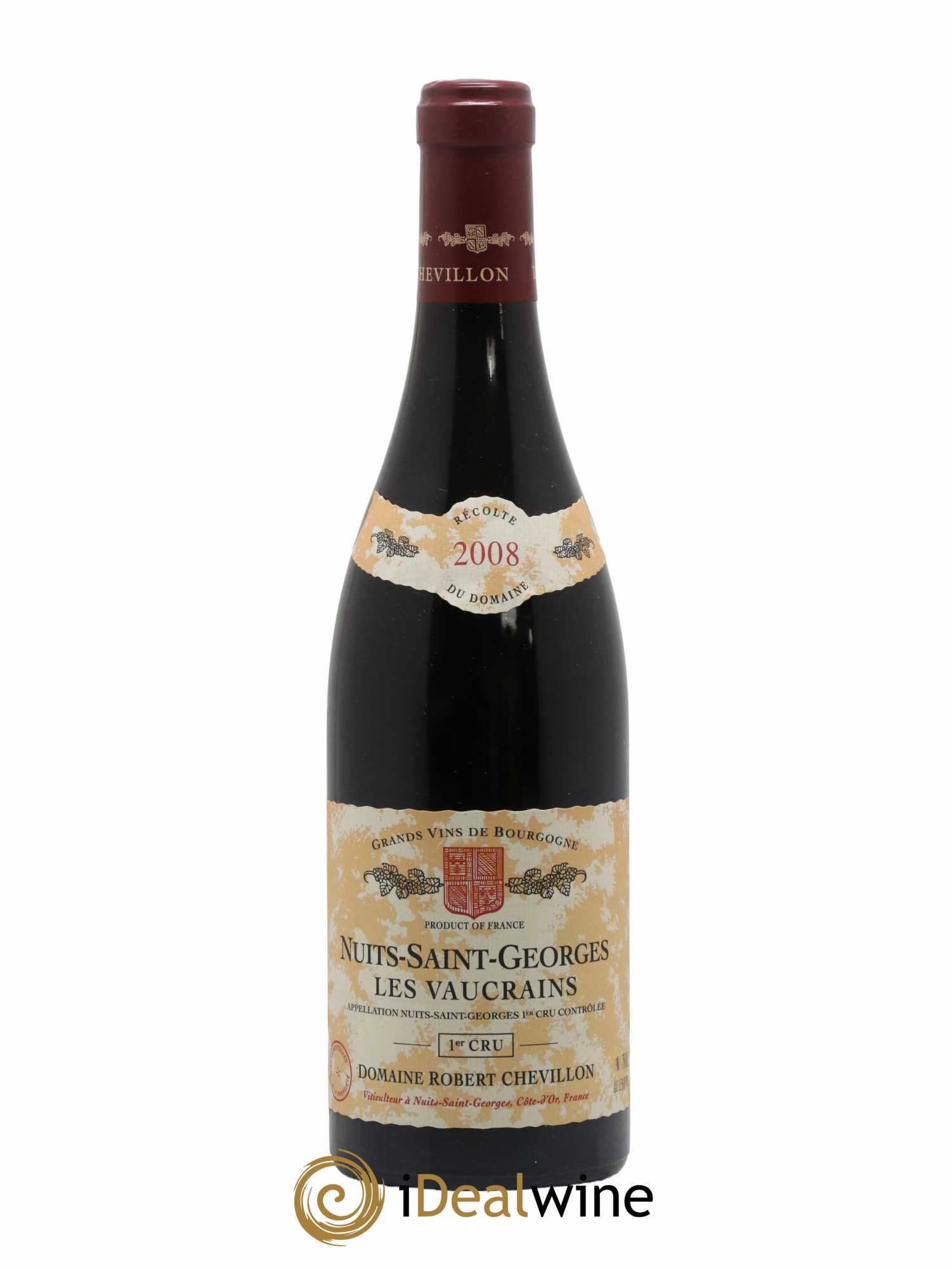 Nuits-Saint-Georges 1er Cru Les Vaucrains Robert Chevillon 2008 - Lot de 1 bouteille - 0