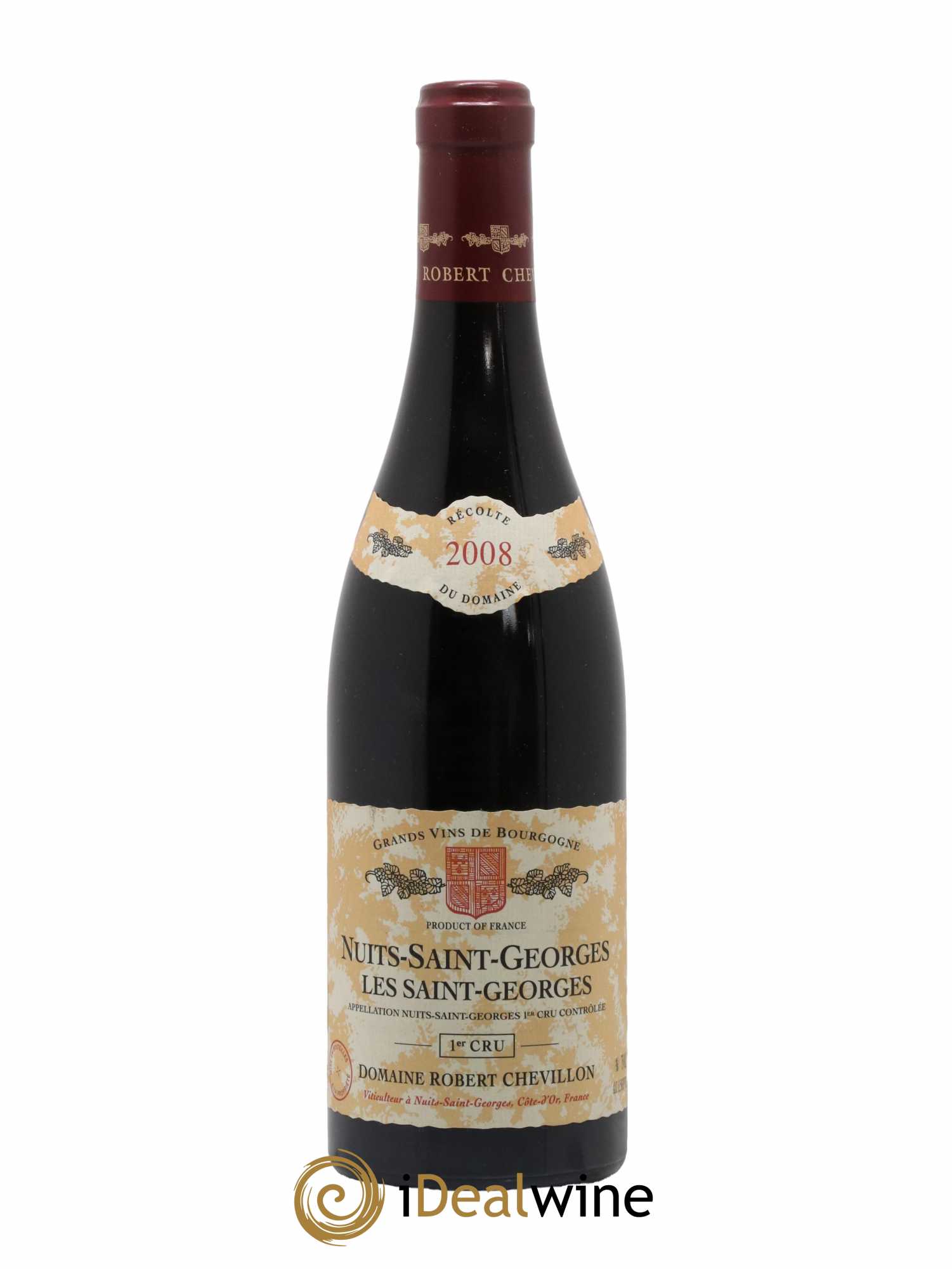 Nuits-Saint-Georges 1er Cru Les Saint Georges Robert Chevillon 2008 - Lot de 1 bouteille - 0
