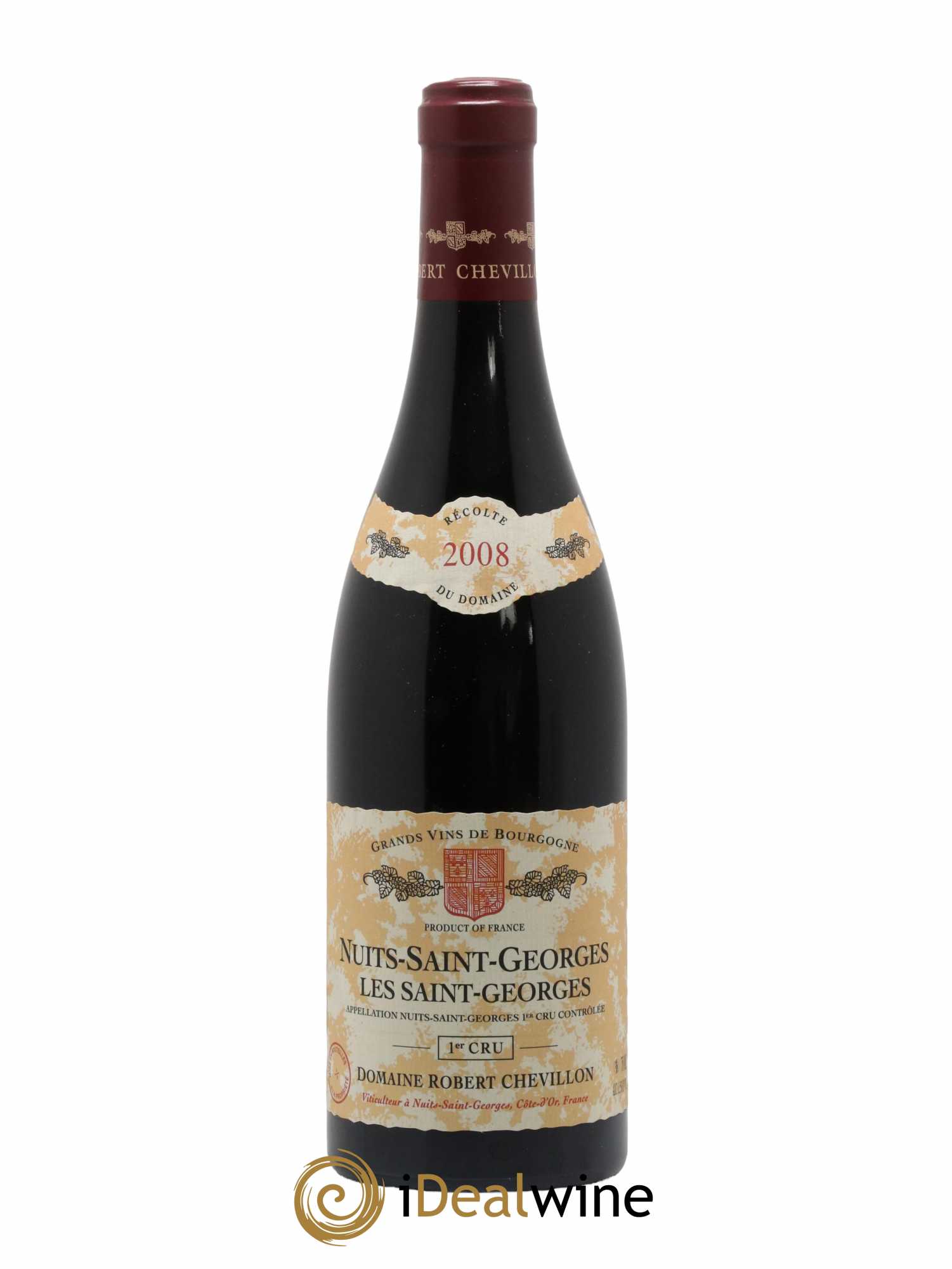 Nuits-Saint-Georges 1er Cru Les Saint Georges Robert Chevillon 2008 - Lot de 1 bouteille - 0