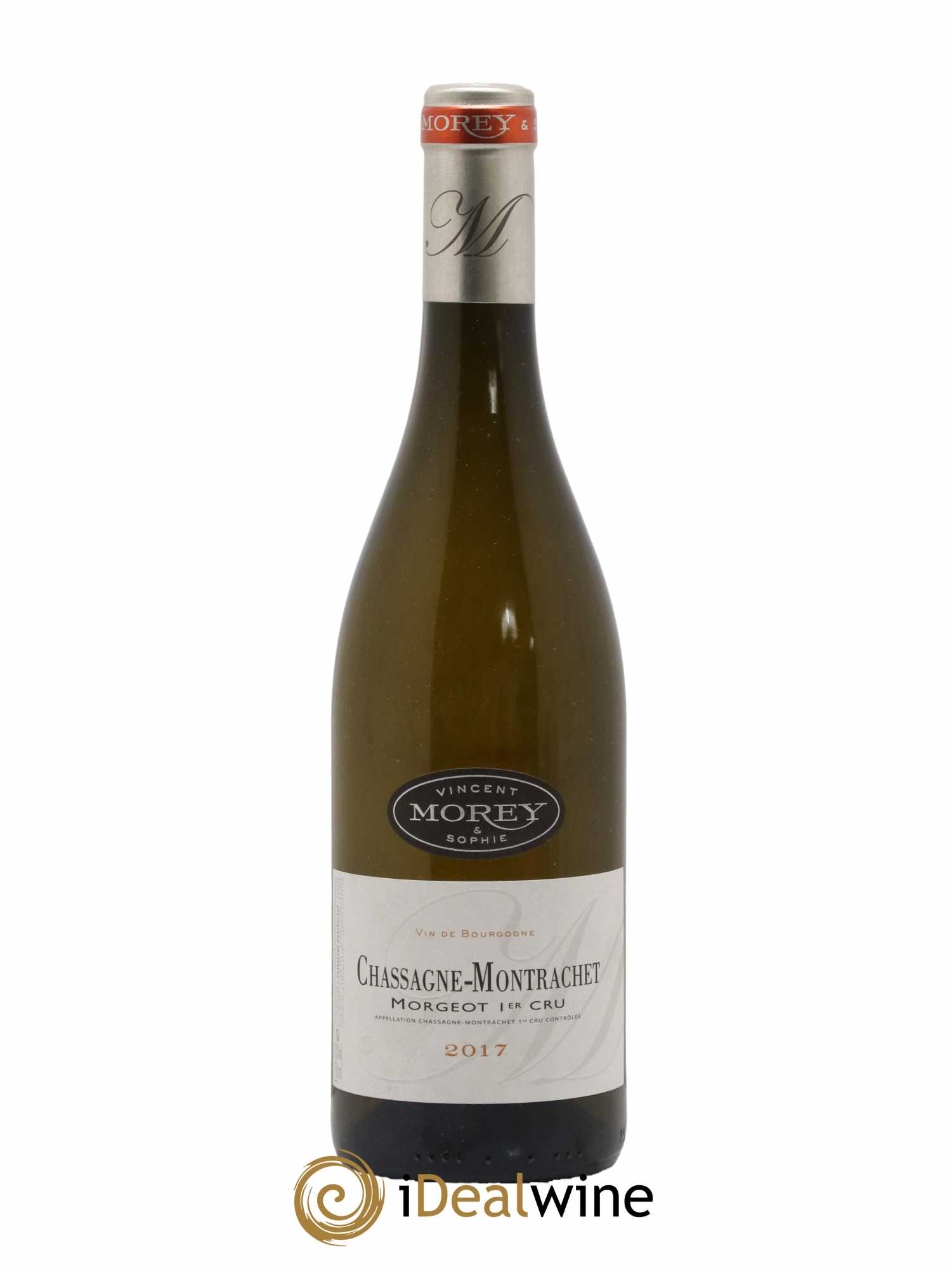 Chassagne-Montrachet 1er Cru Morgeot Vincent et Sophie Morey 2017 - Lot de 1 bouteille - 0
