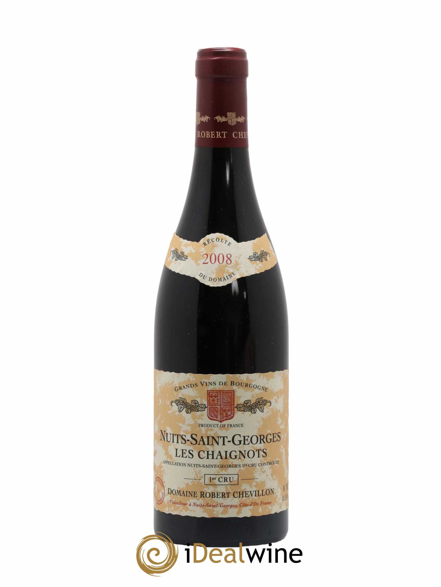 Nuits-Saint-Georges 1er Cru Les Chaignots Robert Chevillon 2008 - Lot de 1 bouteille - 0