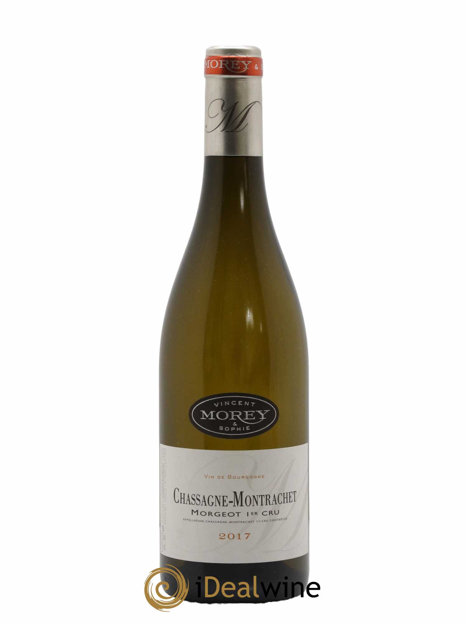 Chassagne-Montrachet 1er Cru Morgeot Vincent et Sophie Morey 2017 - Lot de 1 bouteille - 0