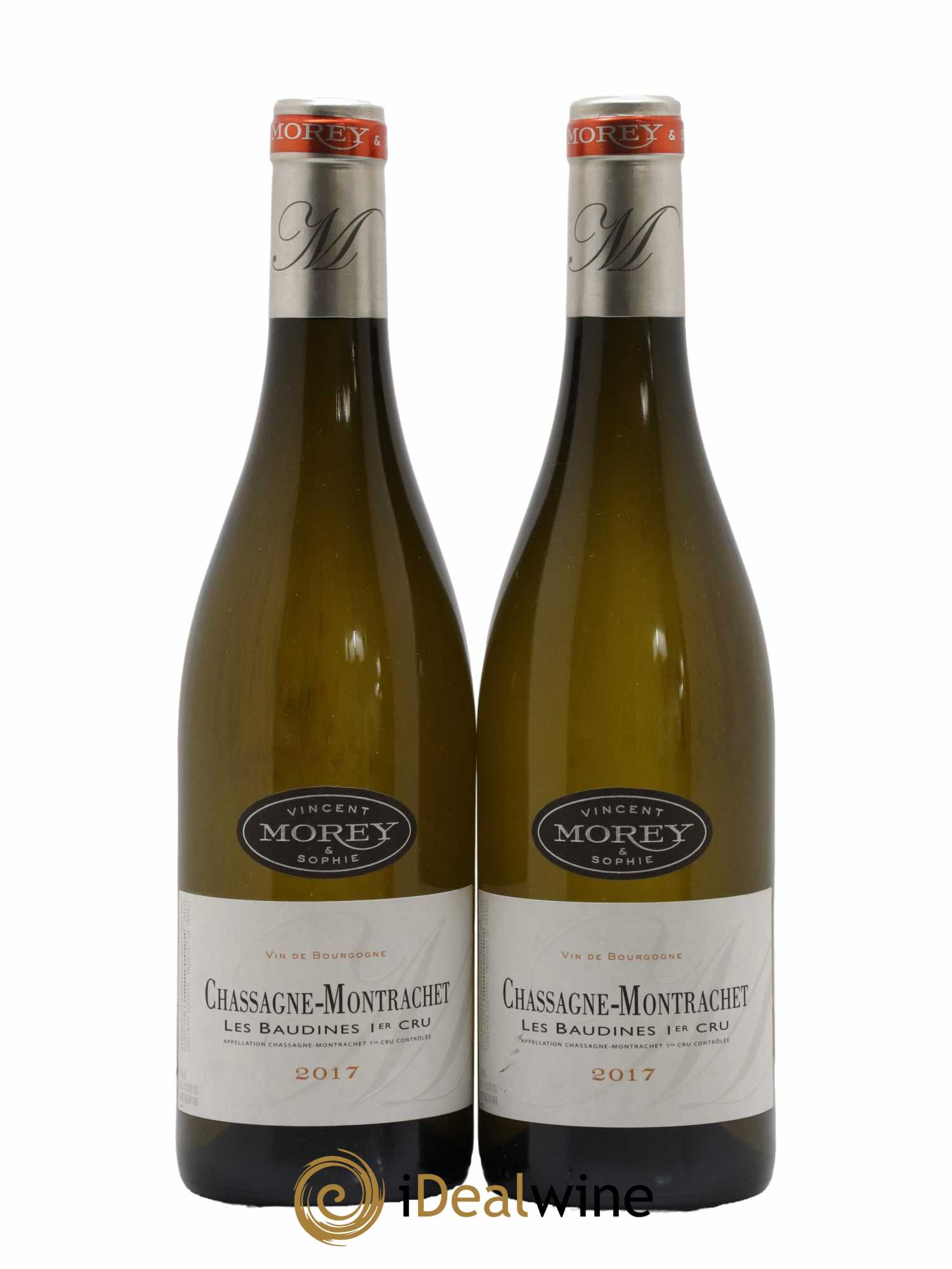 Chassagne-Montrachet 1er Cru (Original-Holzkiste ab 6) 2017 - Posten von 2 Flaschen - 0