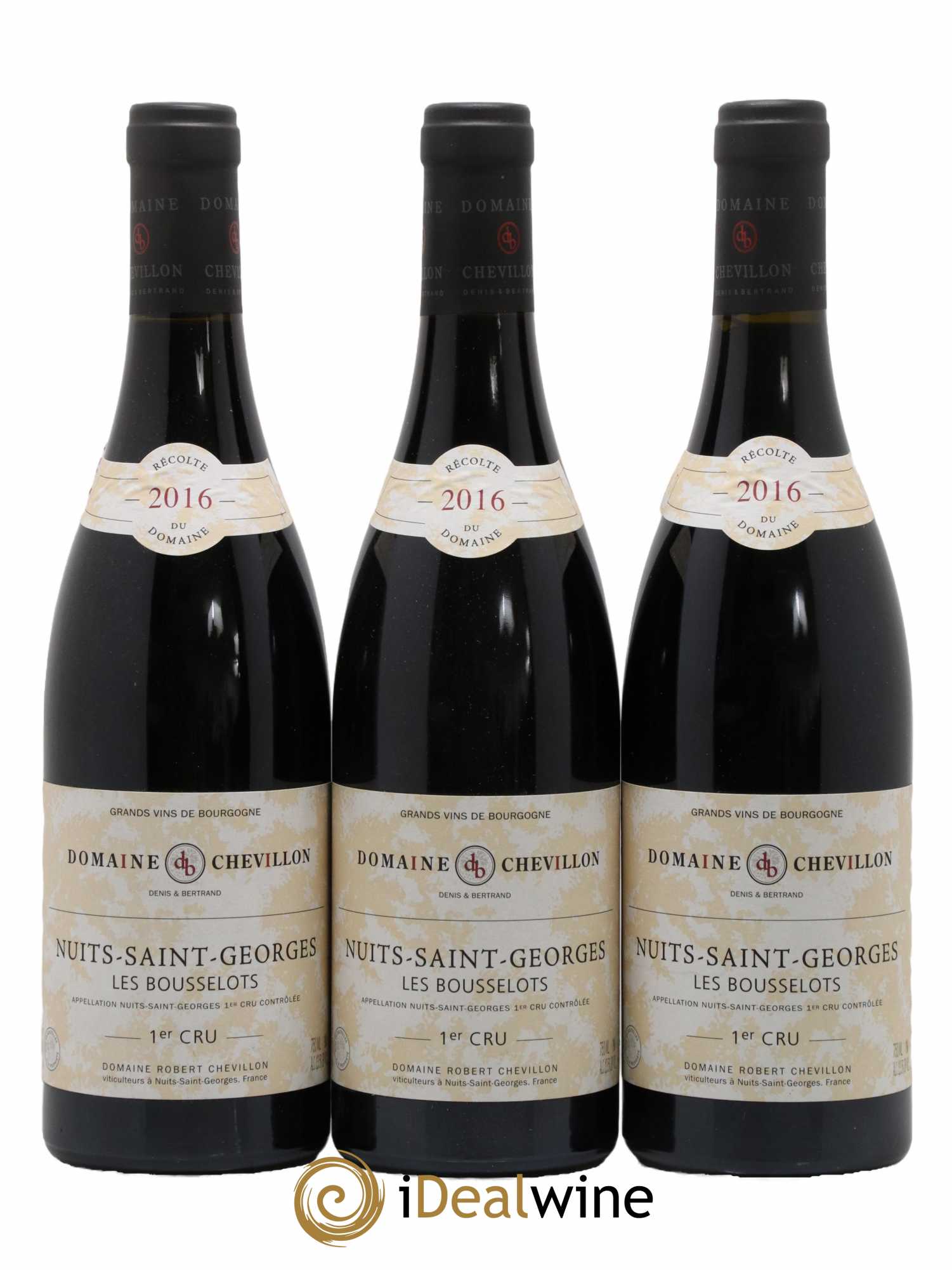 Nuits-Saint-Georges 1er Cru Les Bousselots Robert Chevillon 2016 - Lot de 3 bouteilles - 0