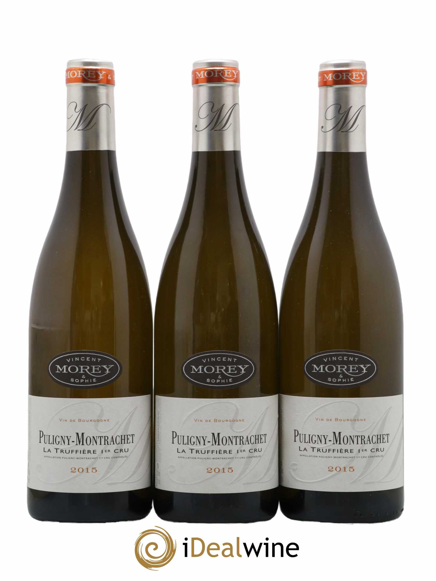 Puligny-Montrachet 1er Cru Les Truffières Sophie et Vicent Morey 2015 - Lot de 3 bouteilles - 0