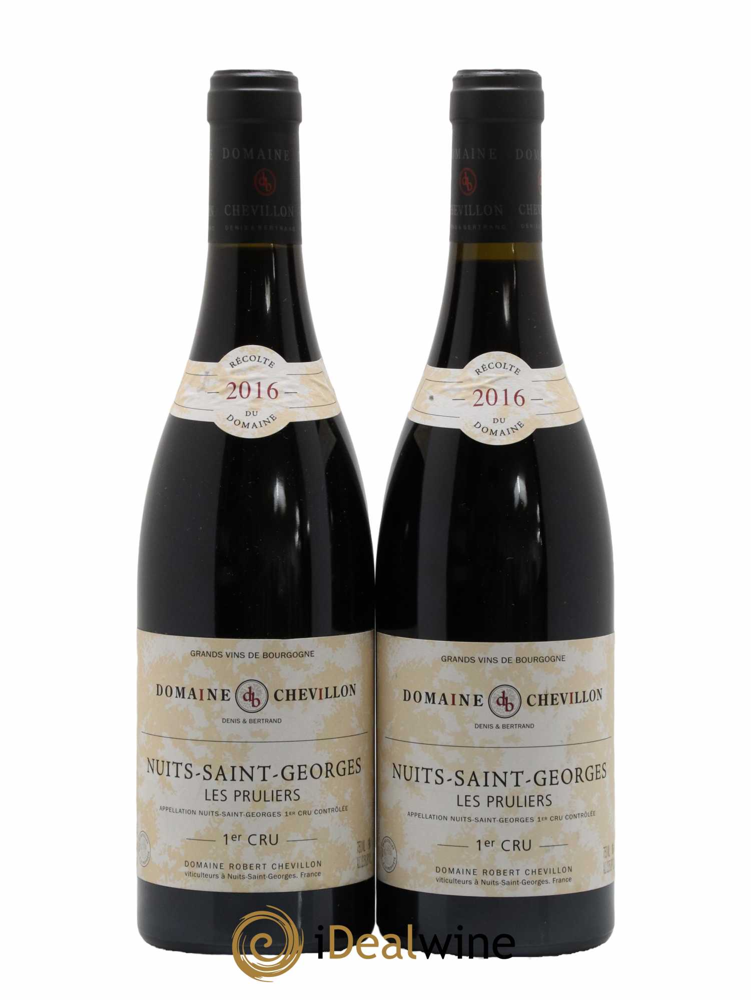 Nuits-Saint-Georges 1er Cru Les Pruliers Robert Chevillon 2016 - Lot de 2 bouteilles - 0