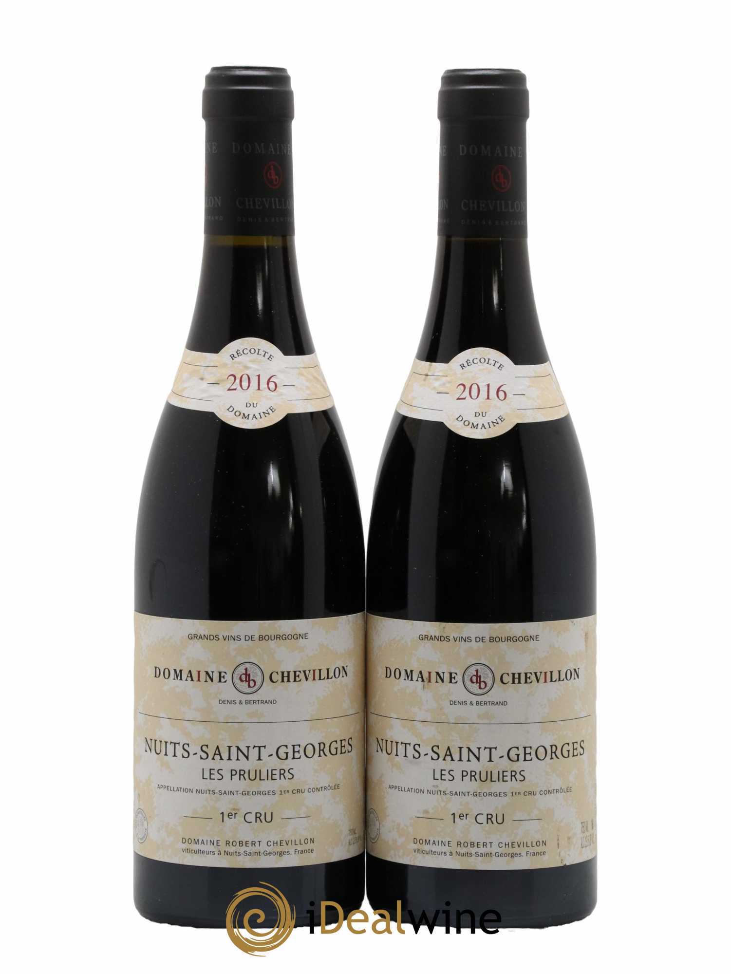 Nuits-Saint-Georges 1er Cru Les Pruliers Robert Chevillon 2016 - Lot de 2 bouteilles - 0