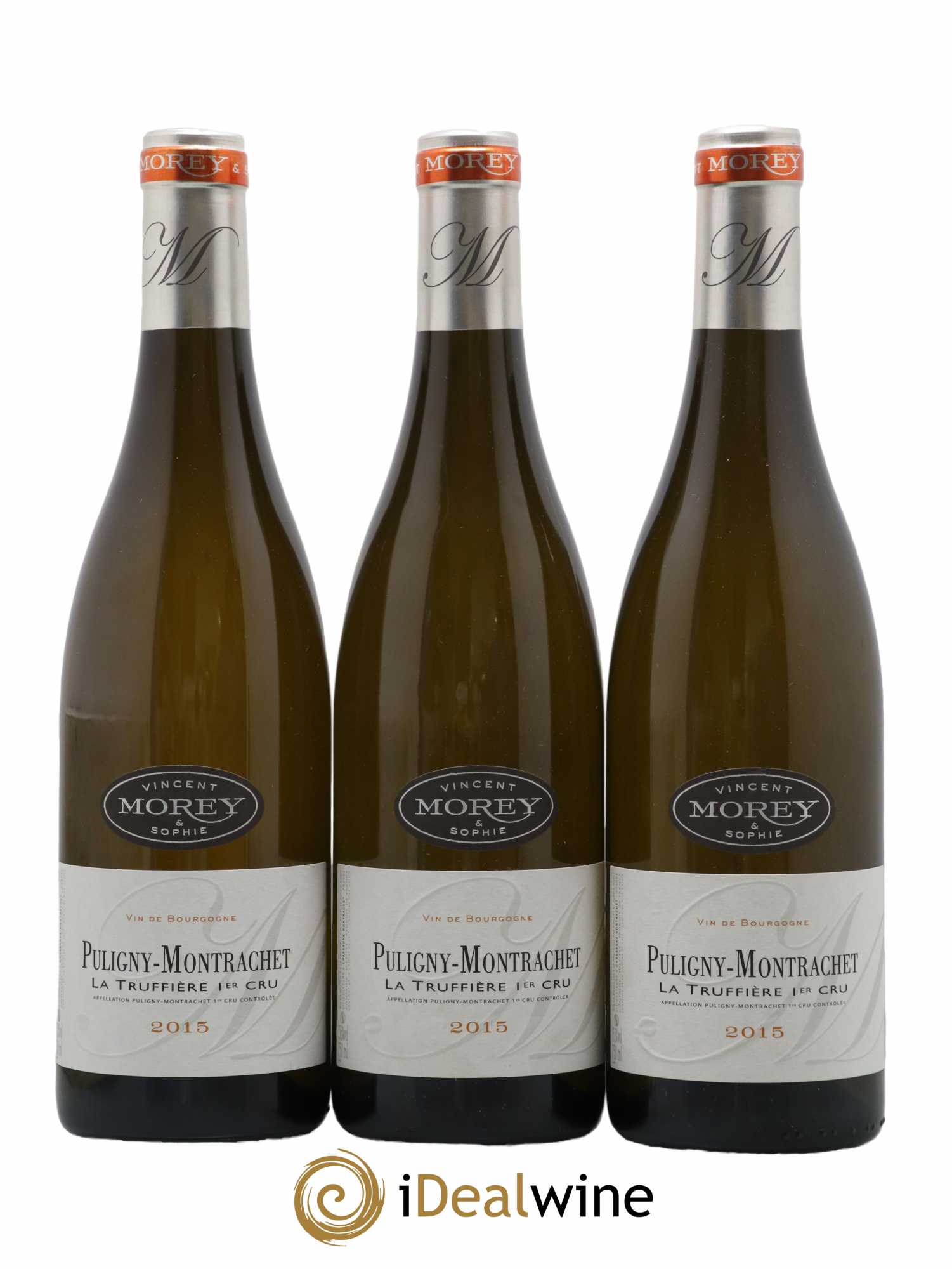 Puligny-Montrachet 1er Cru Les Truffières Sophie et Vicent Morey 2015 - Lot de 3 bouteilles - 0