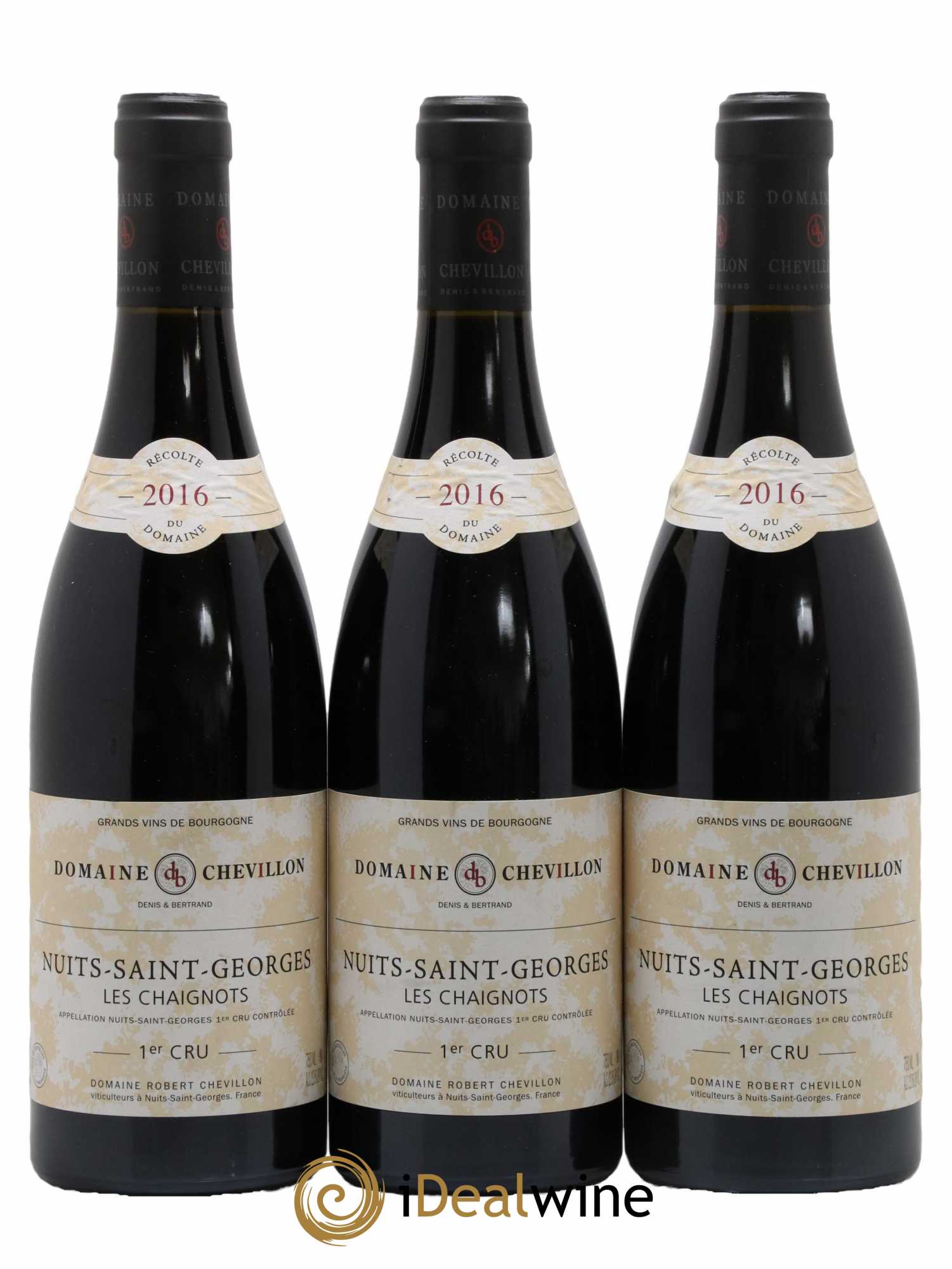 Nuits-Saint-Georges 1er Cru Les Chaignots Robert Chevillon 2016 - Lot de 3 bouteilles - 0