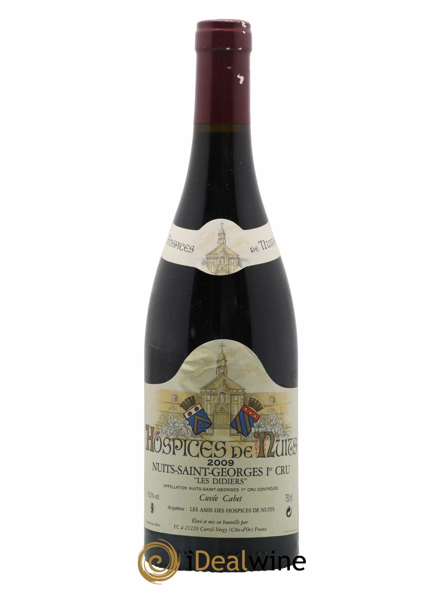 Nuits-Saint-Georges 1er Cru Les Didiers Cuvée Cabet Hospices de Nuits Les amis des Hospices de Nuits 2009 - Lot de 1 bouteille - 0