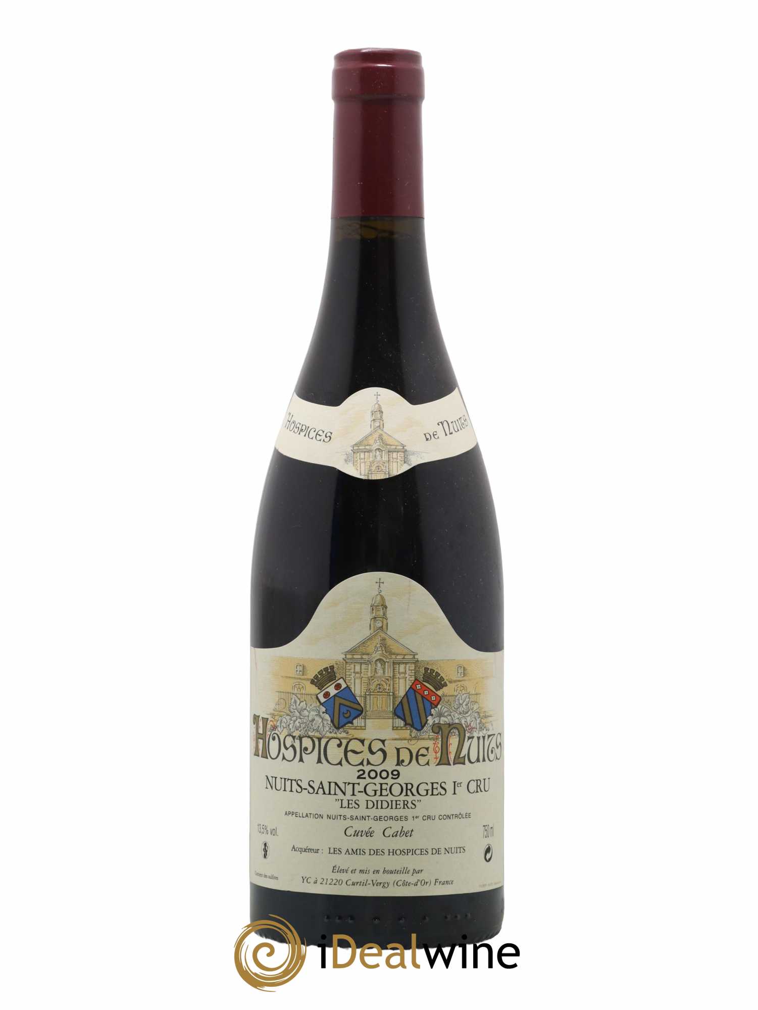 Nuits-Saint-Georges 1er Cru Les Didiers Cuvée Cabet Hospices de Nuits Les amis des Hospices de Nuits 2009 - Lot de 1 bouteille - 0