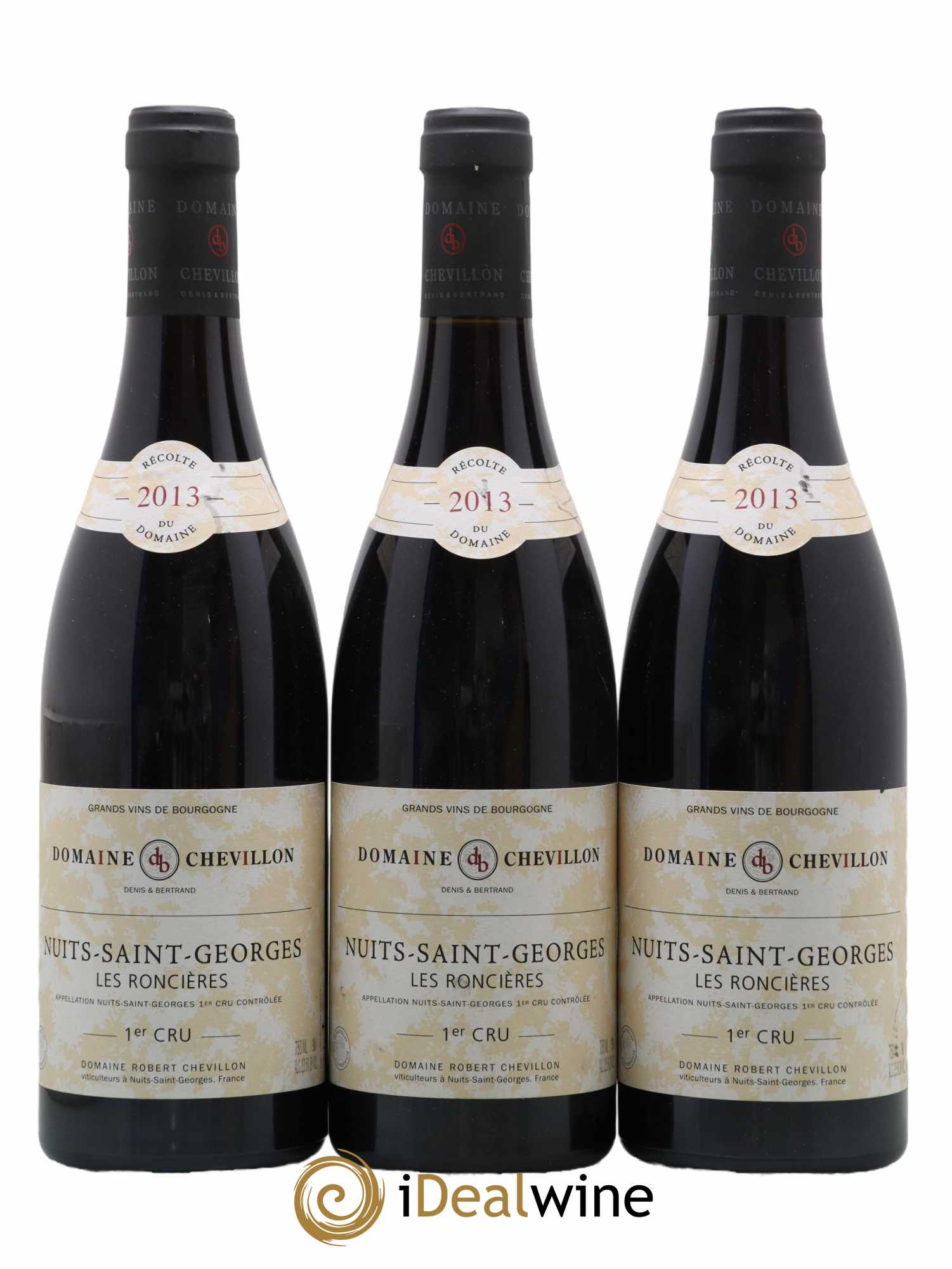 Nuits-Saint-Georges 1er Cru Les Roncières Robert Chevillon 2013 - Lot de 3 bouteilles - 0