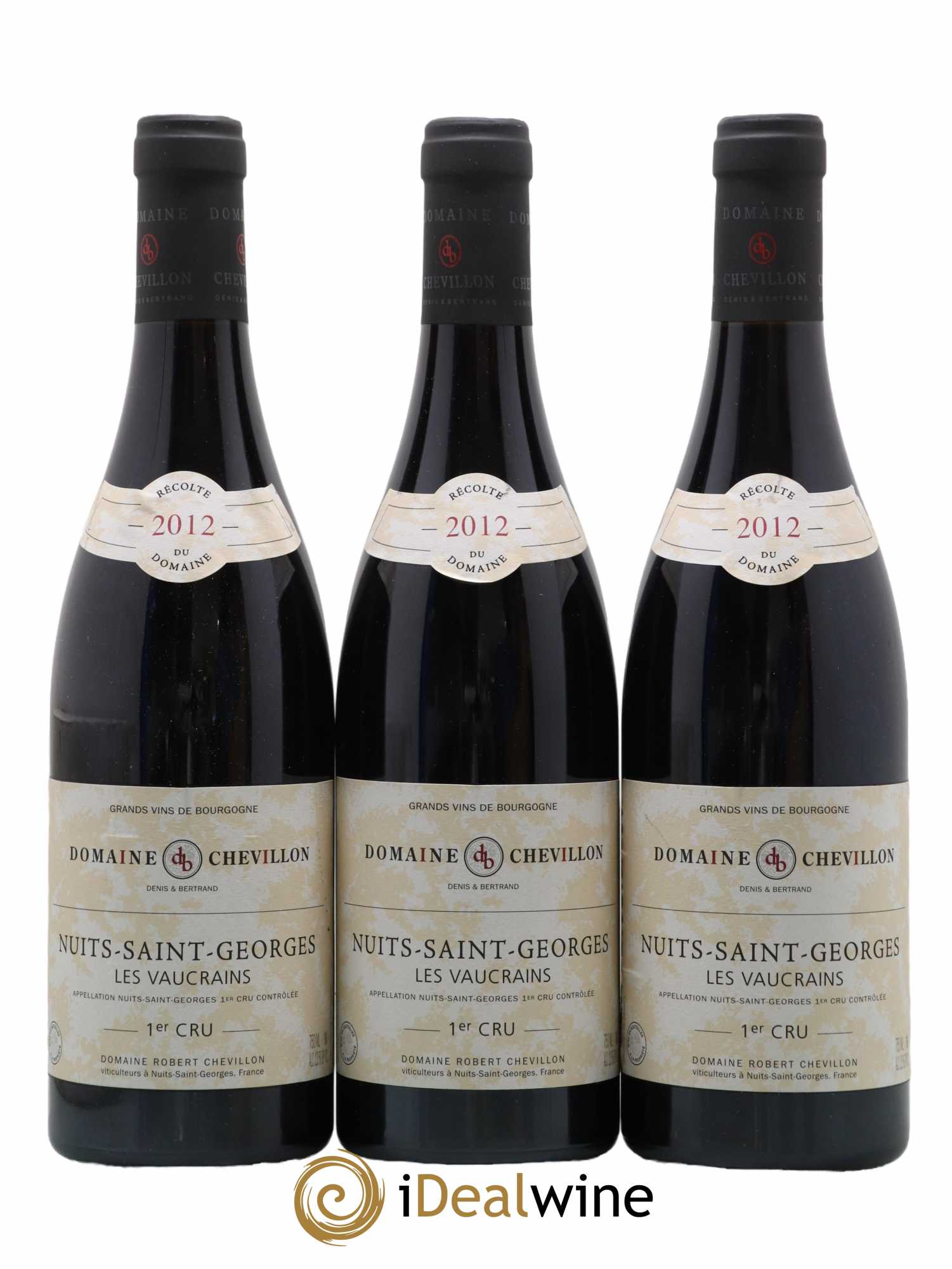 Nuits-Saint-Georges 1er Cru Les Vaucrains Robert Chevillon 2012 - Lot de 3 bouteilles - 0