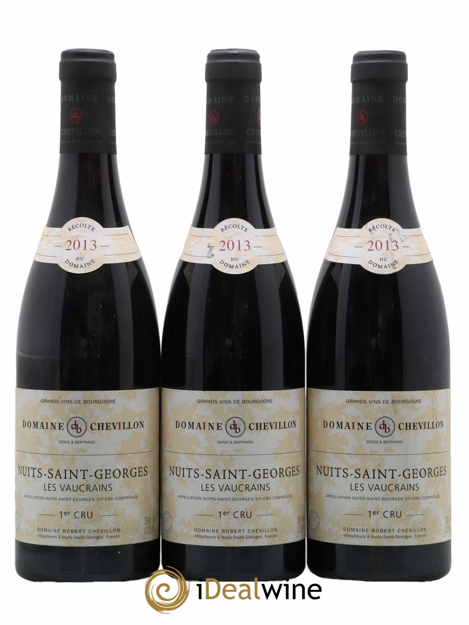 Nuits-Saint-Georges 1er Cru Les Vaucrains Robert Chevillon 2013 - Lot de 3 bouteilles - 0