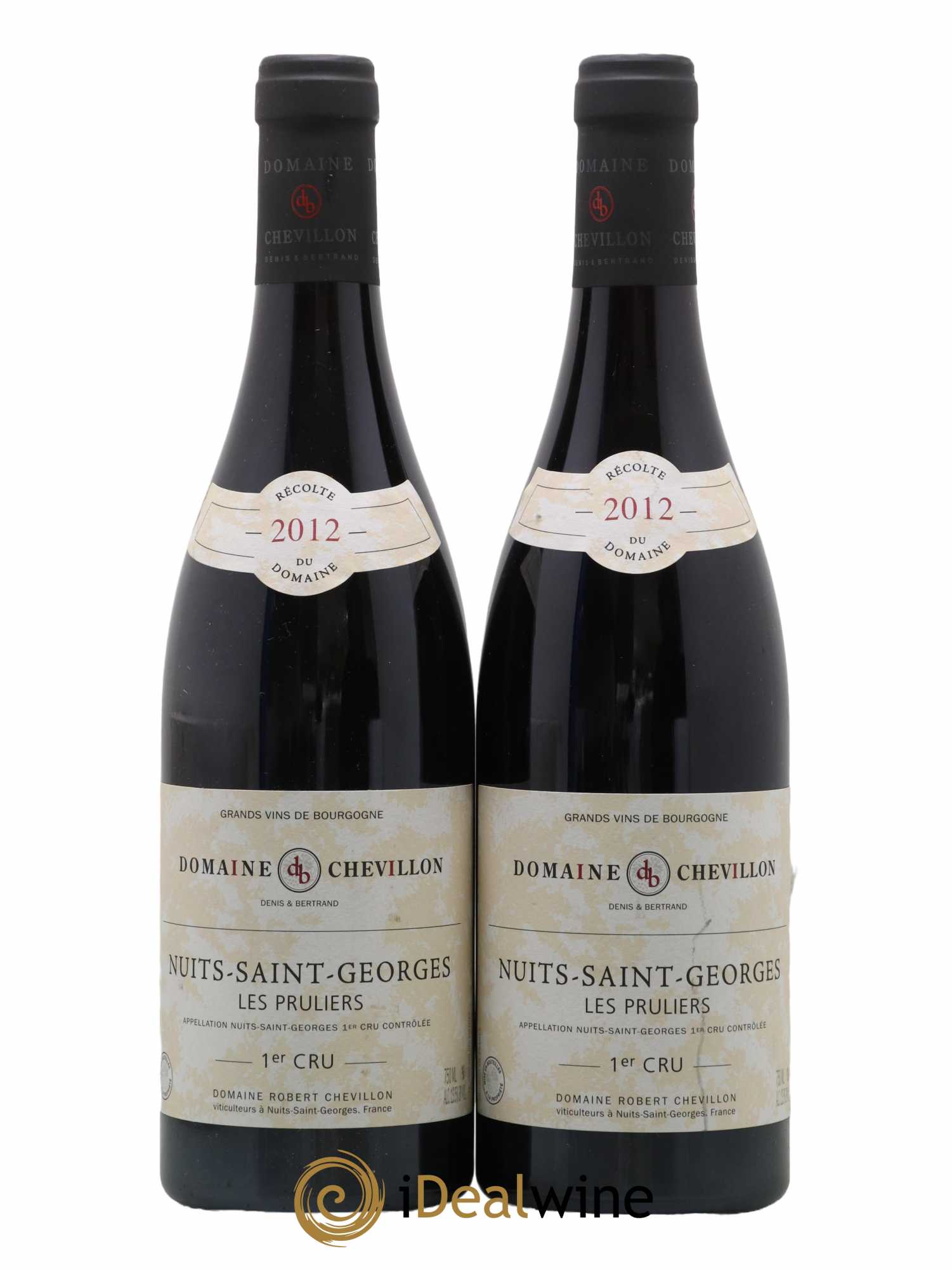 Nuits-Saint-Georges 1er Cru Les Pruliers Robert Chevillon 2012 - Lot de 2 bouteilles - 0