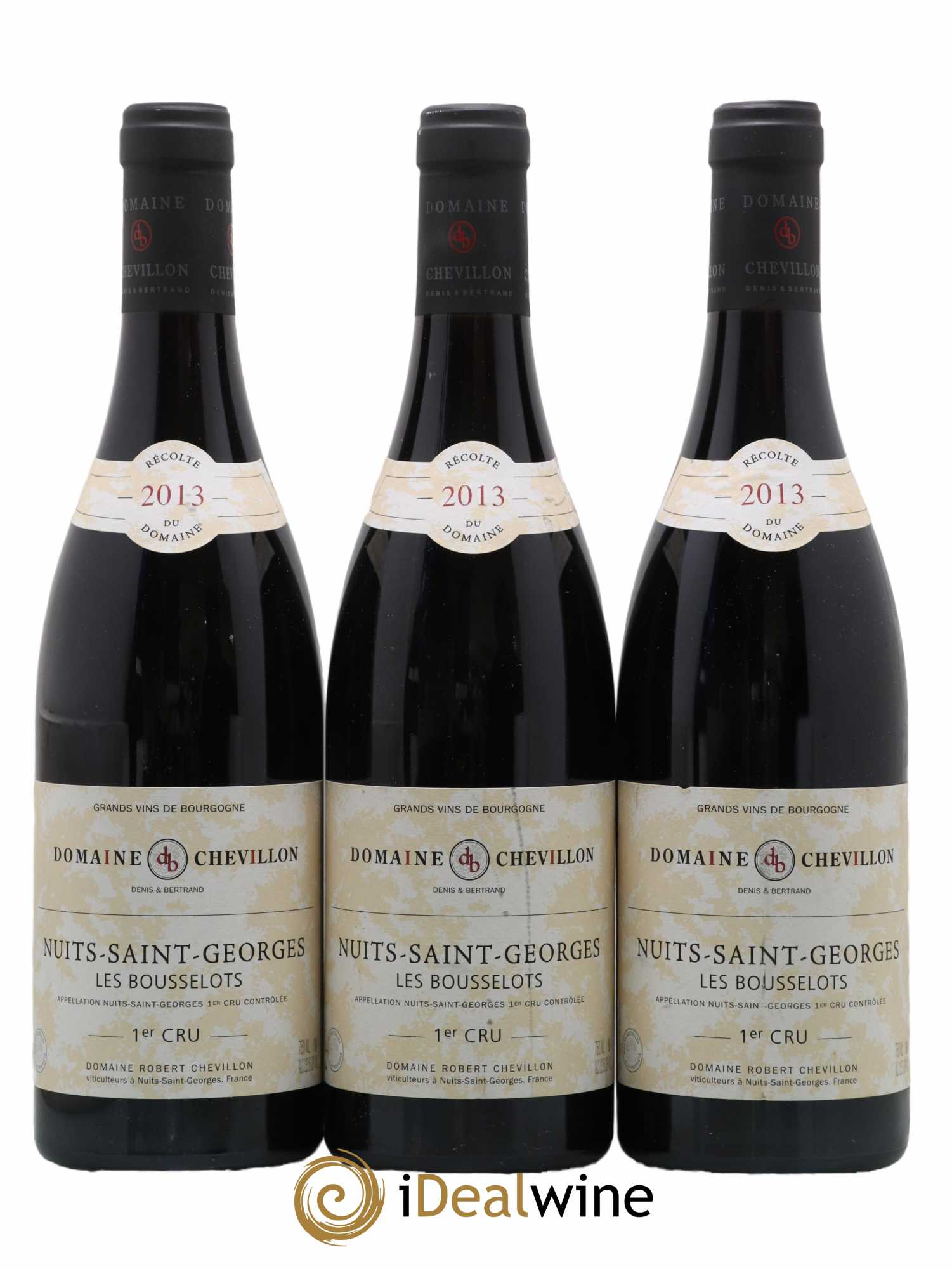 Nuits-Saint-Georges 1er Cru Les Bousselots Robert Chevillon 2013 - Lot de 3 bouteilles - 0