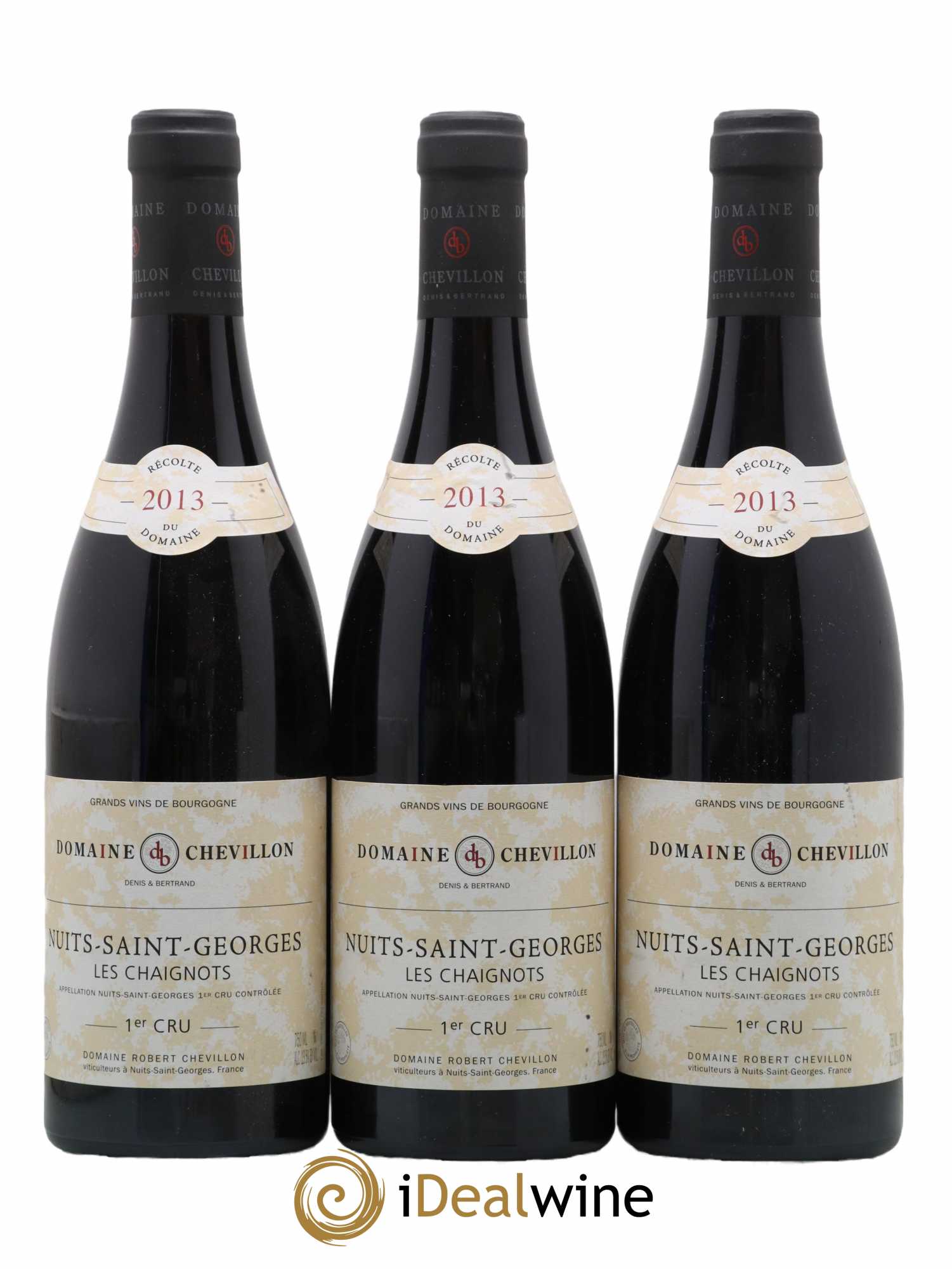 Nuits-Saint-Georges 1er Cru Les Chaignots Robert Chevillon 2013 - Lot de 3 bouteilles - 0